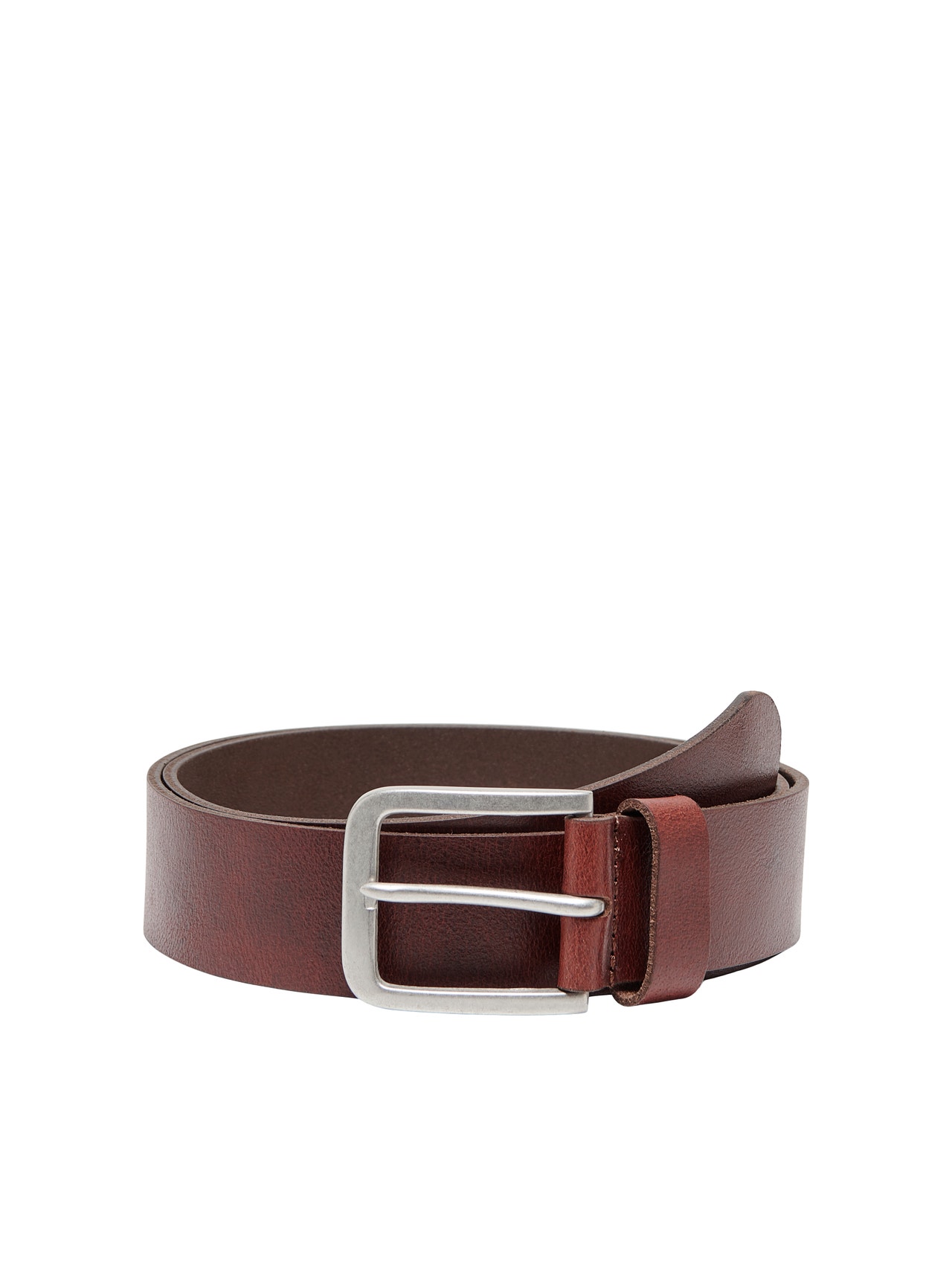 ONLY & SONS Leather belt -Slate Black - 22023736