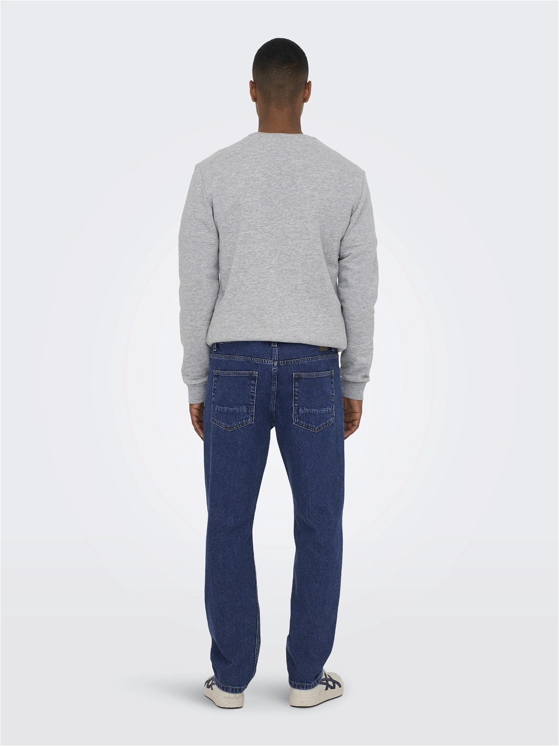 ONLY & SONS Gerade geschnitten Mid Rise Jeans -Blue Denim - 22023813