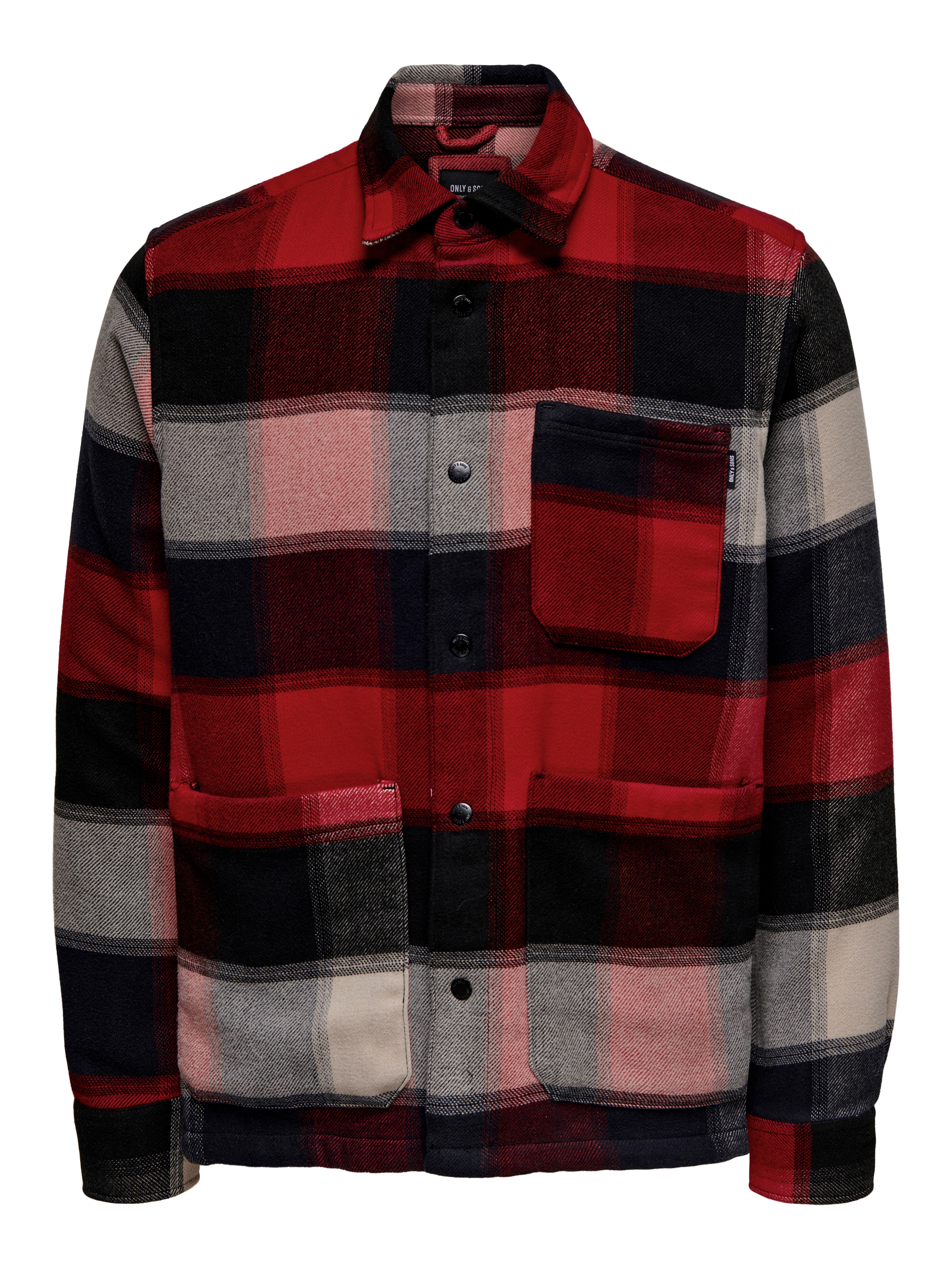 Checked Loose Fit overshirt with 40% discount! | ONLY & SONS®