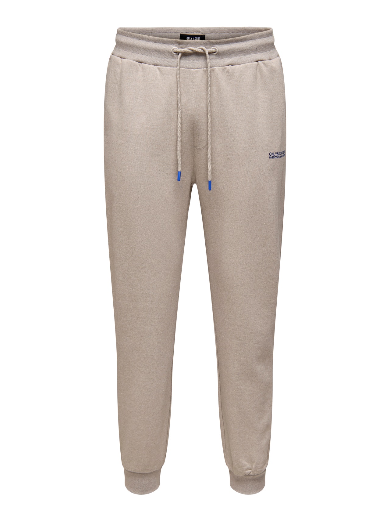 Sweatpants with elastic waist, Light Grey