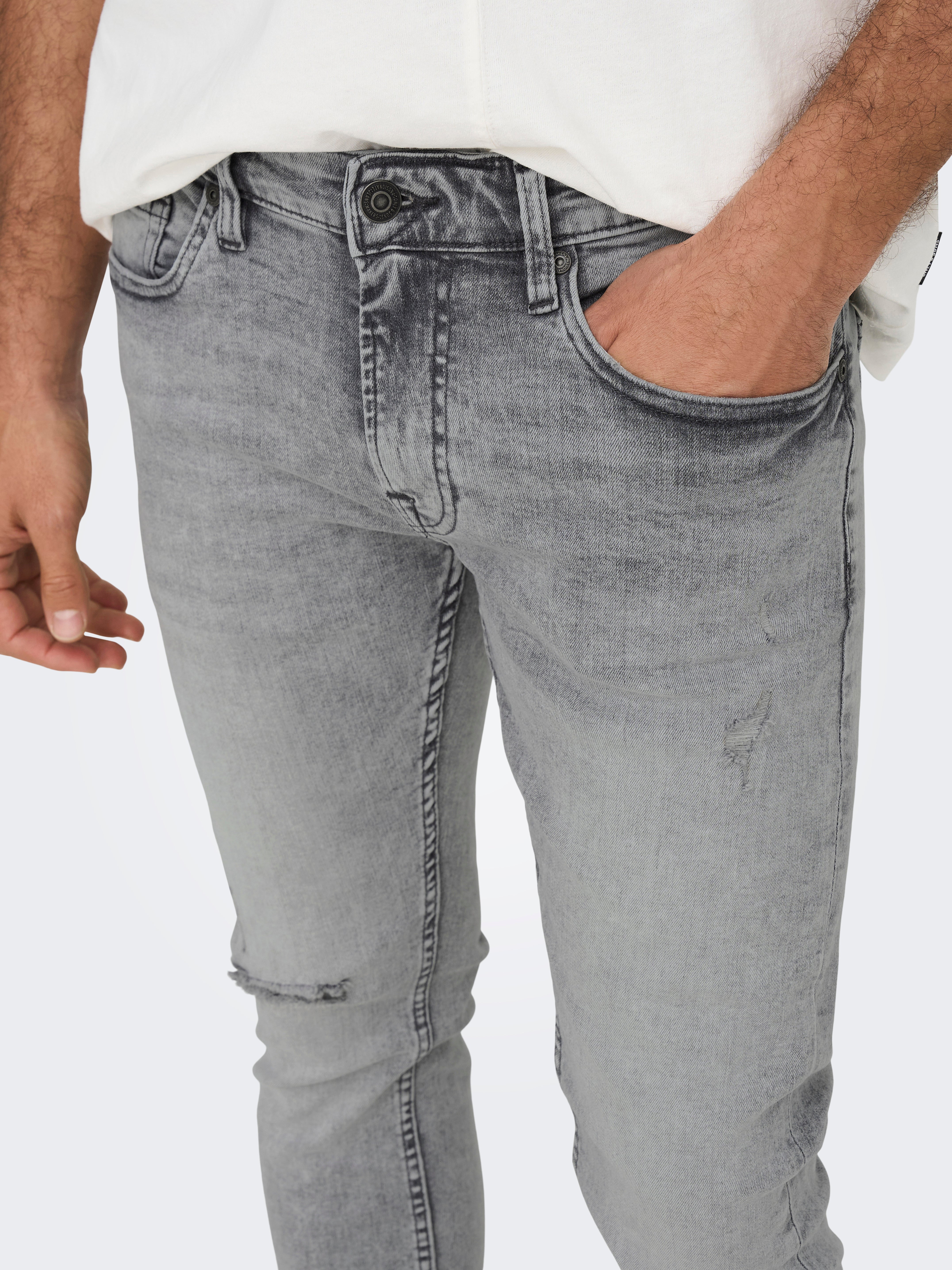 Zara mens grey store jeans