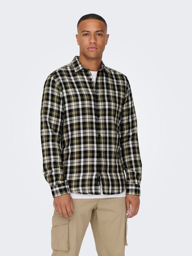ONLY & SONS checkered shirt - 22023961