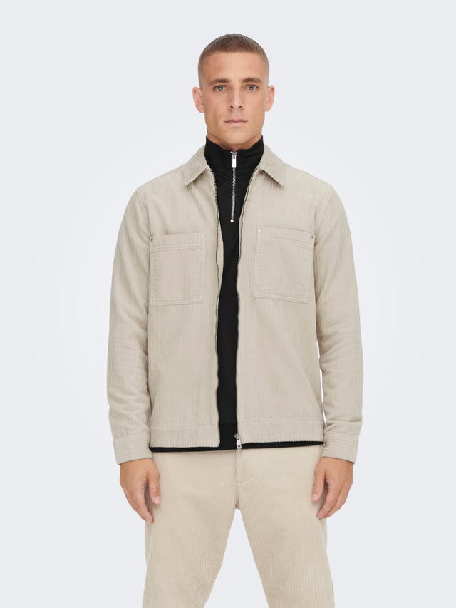 ONLY & SONS  Zip overshirt - 22023973