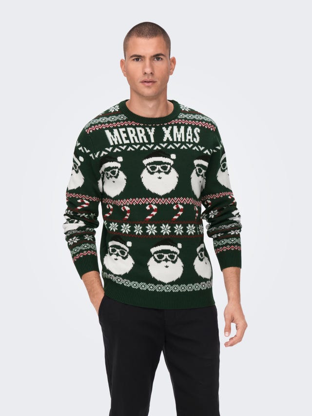 ONLY & SONS Christmas knitted pullover - 22023994