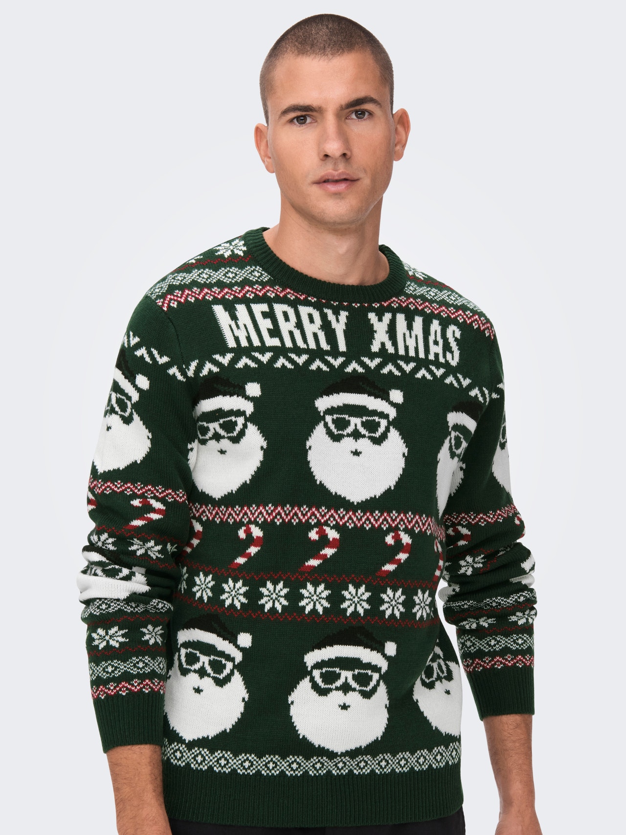 ONLY & SONS Christmas knitted pullover -Eden - 22023994