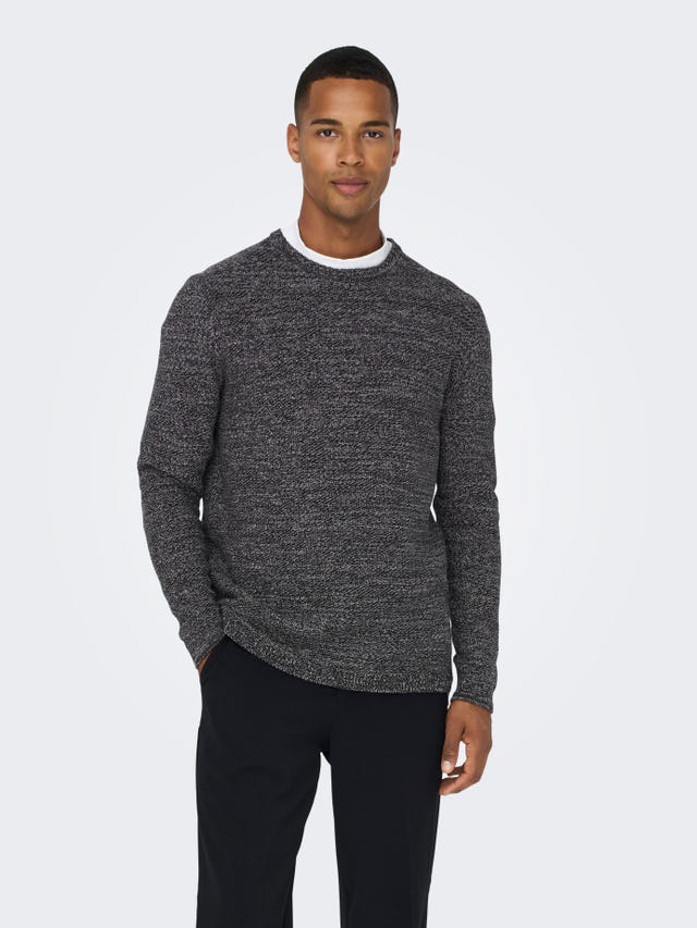 ONLY & SONS Rundhals Pullover - 22024026