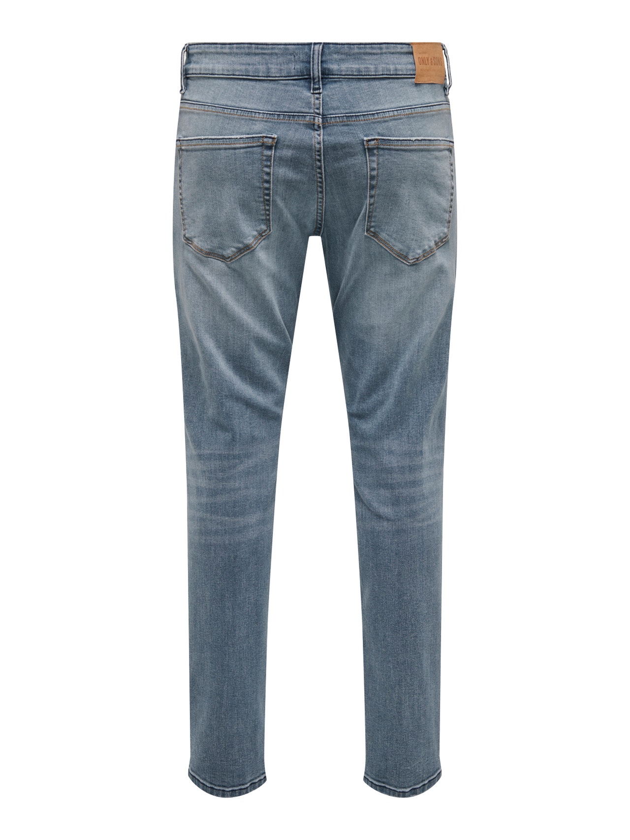 ONLY & SONS Slim Fit Niedrige Taille Jeans -Dark Blue Denim - 22024064