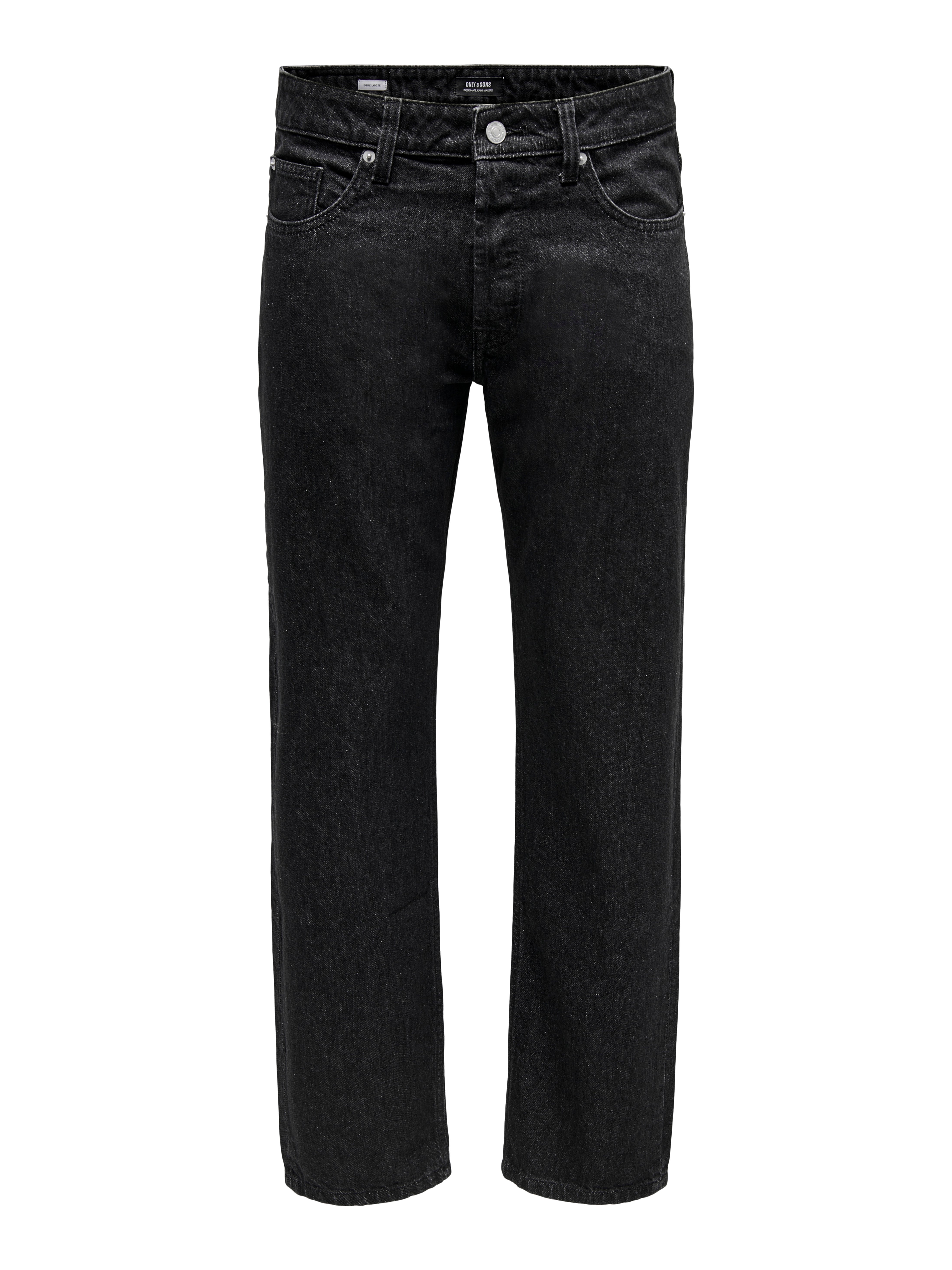 Loose Fit Jeans | Black | ONLY & SONS®