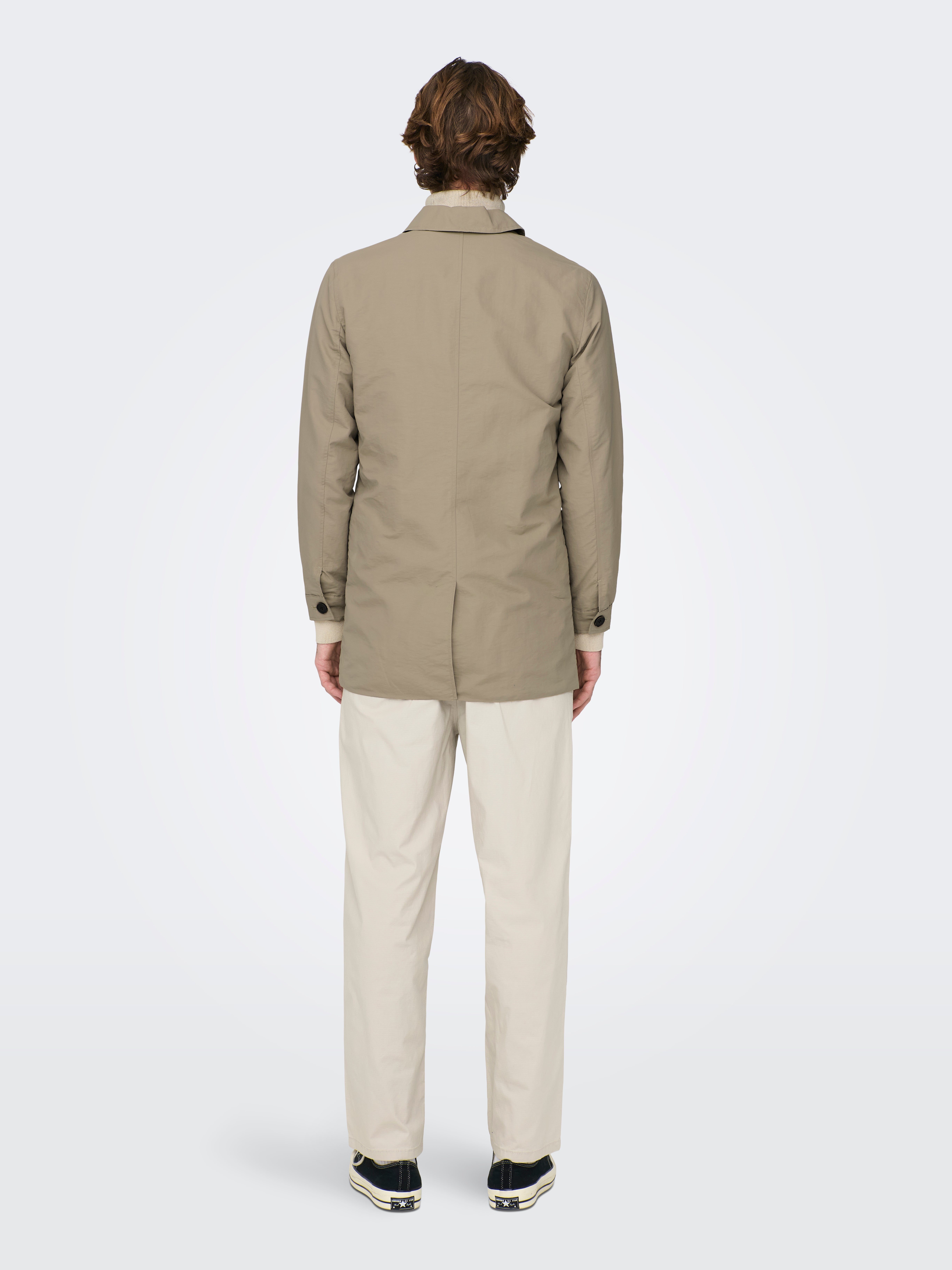 Grey jacket 2024 khaki pants