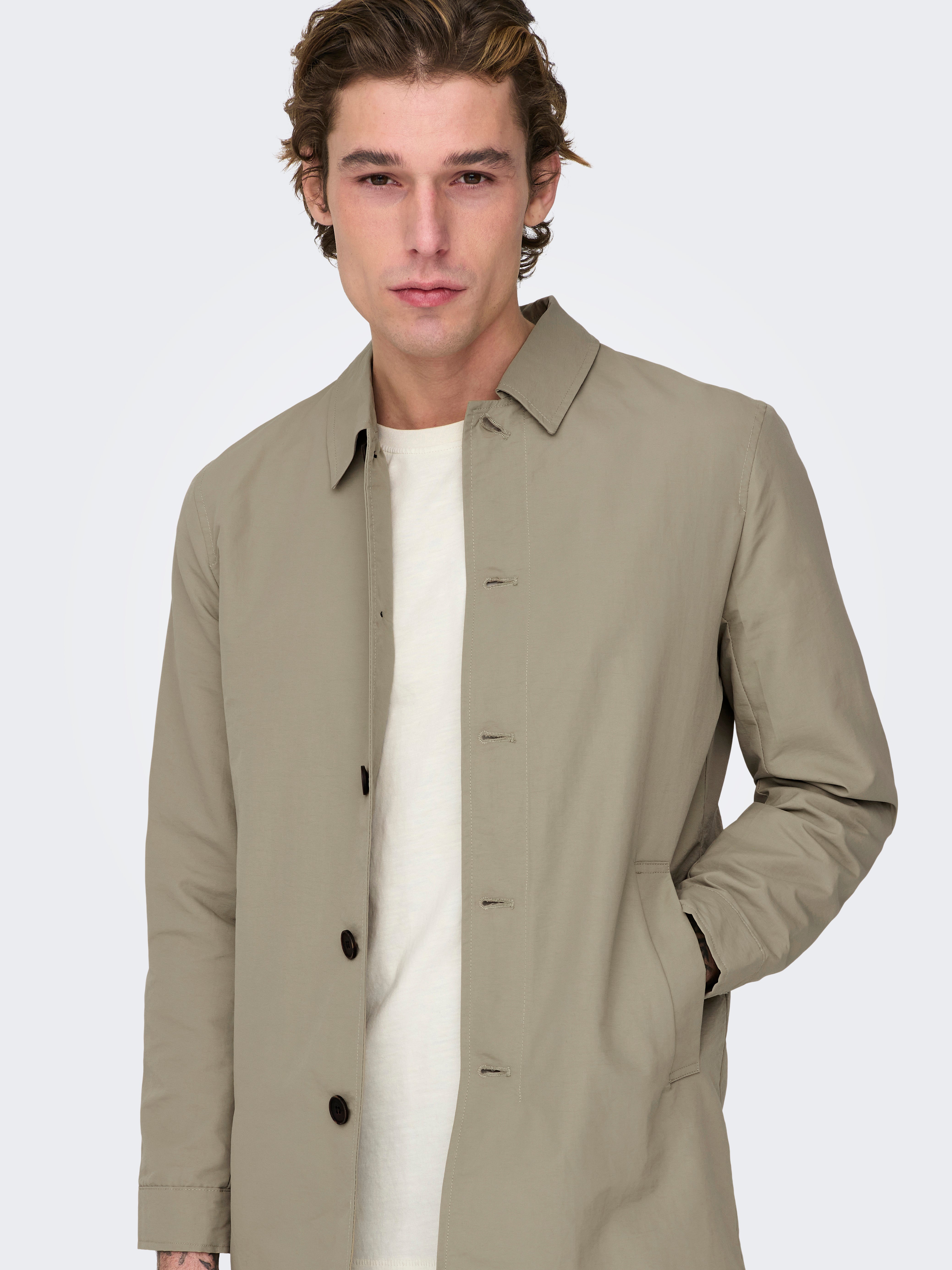 Only and clearance sons trench coat