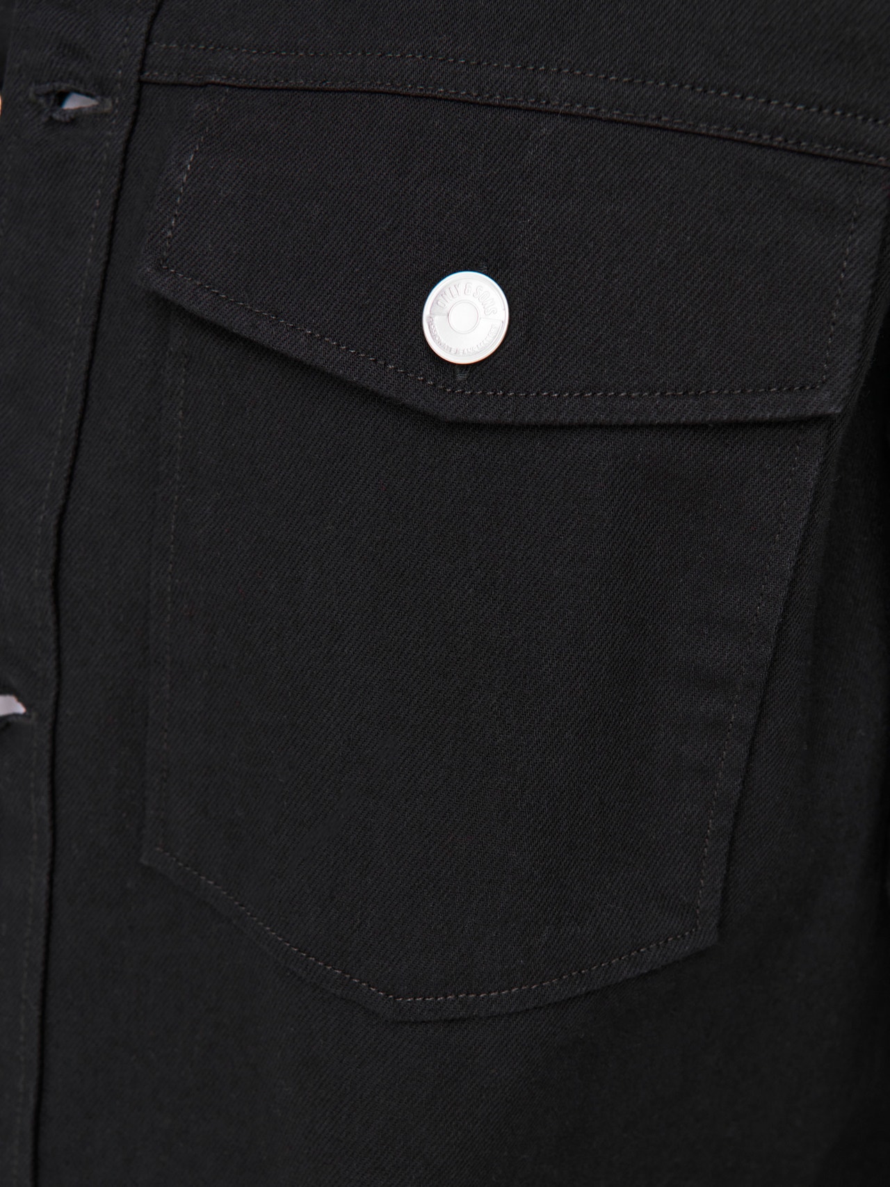 ONLY & SONS Locker geschnitten Hemdkragen Hemd -Black - 22024161