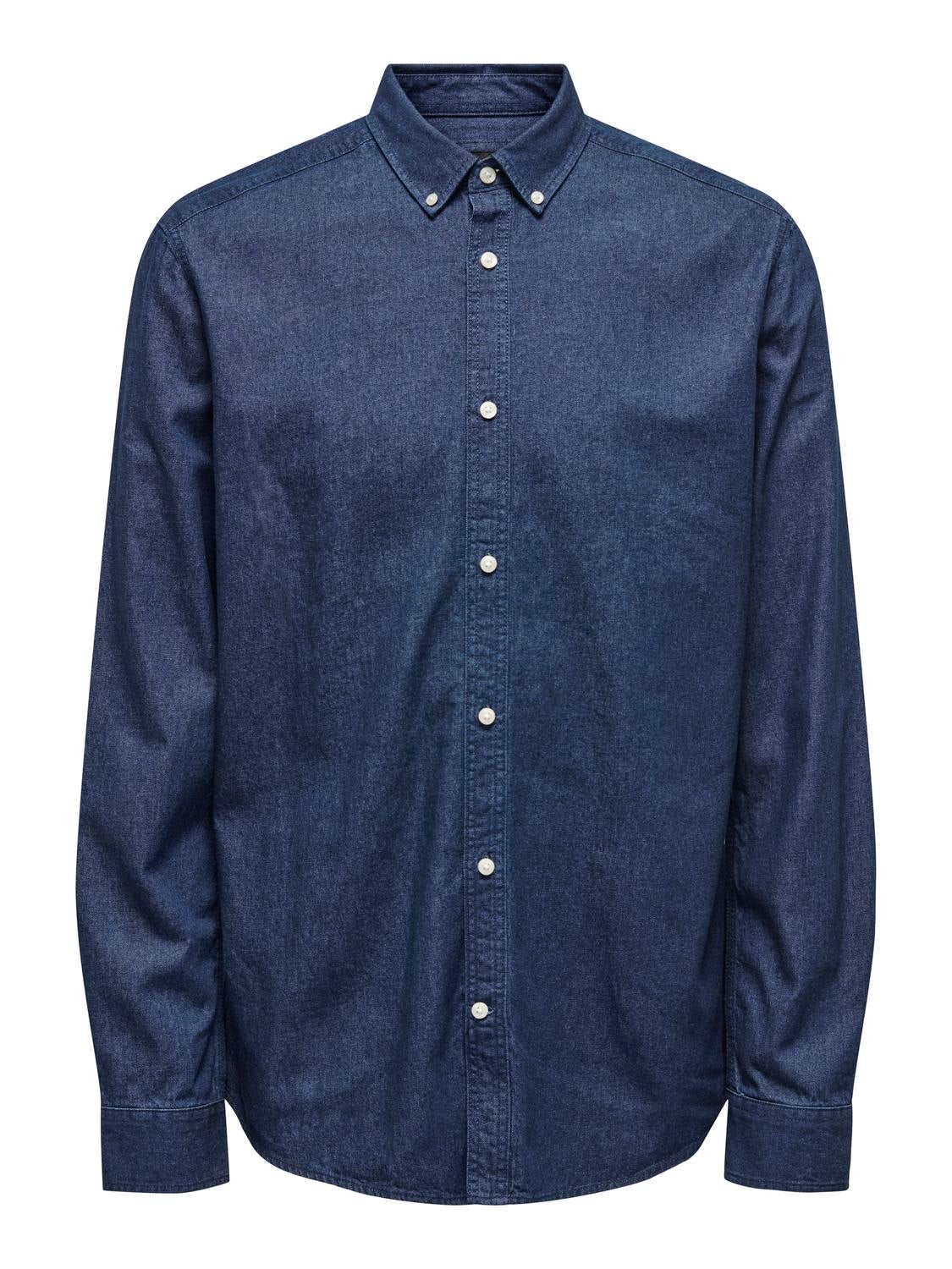 No collar hotsell button up shirt