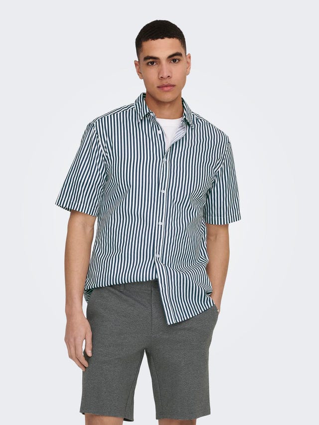 ONLY & SONS Slim fit Overhemd kraag Overhemd - 22024170