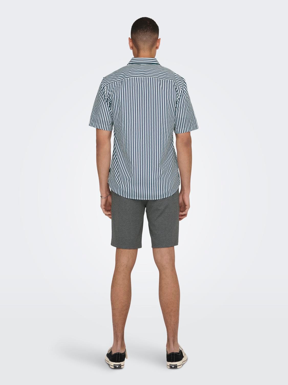 ONLY & SONS Camisas Corte slim Cuello de camisa -Insignia Blue - 22024170