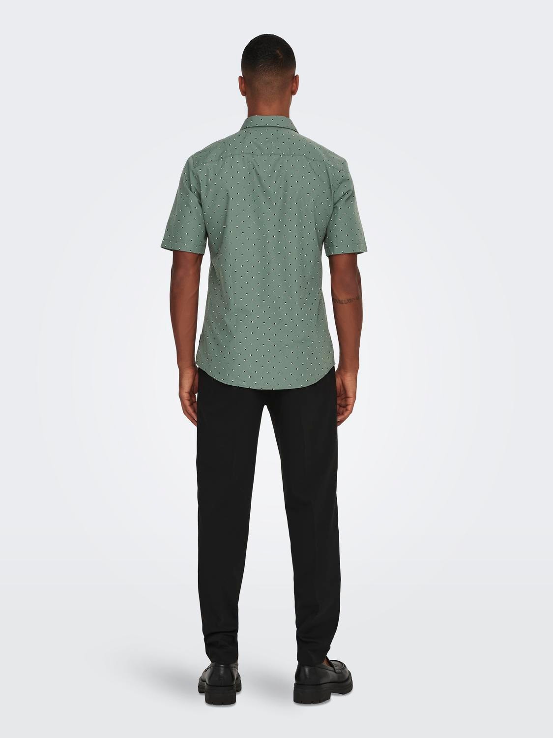 ONLY & SONS Camicie Slim Fit Collo Camicia -Duck Green - 22024171