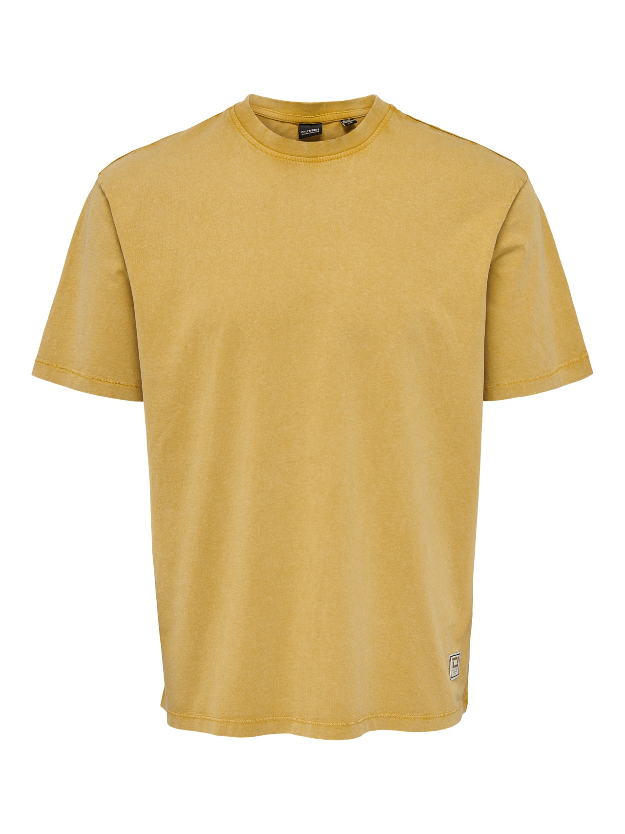ONLY & SONS Relaxed Fit O-Neck T-Shirt -Harvest Gold - 22024203