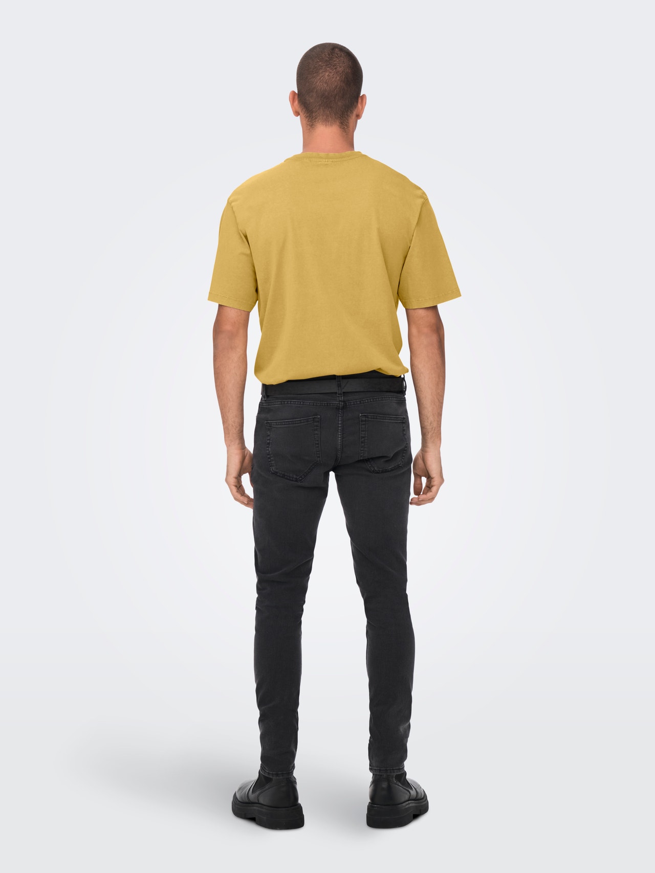 ONLY & SONS Oversized o-neck t-shirt -Harvest Gold - 22024203