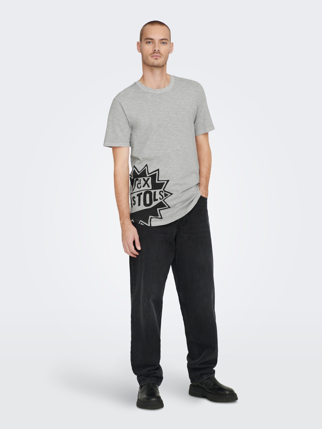 ONLY & SONS O-hals t-shirt med print -Griffin - 22024285