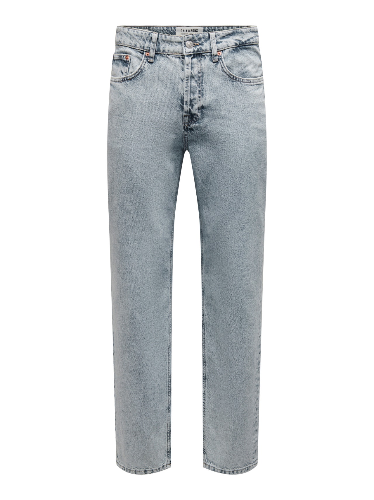 ONLY & SONS Loose Fit Jeans -Light Blue Denim - 22024289