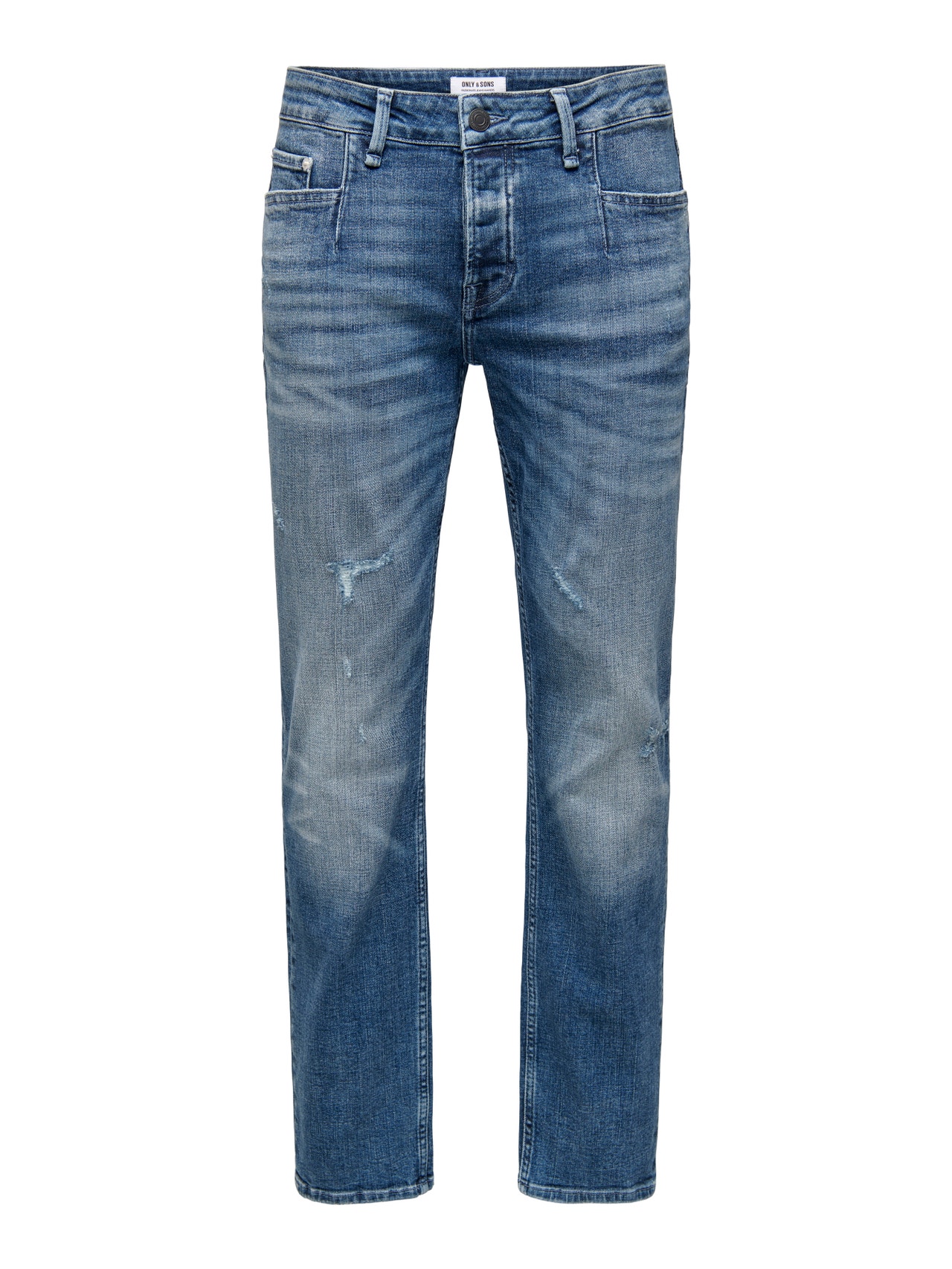 ONLY & SONS Jeans Regular Fit Taille moyenne -Dark Blue Denim - 22024299