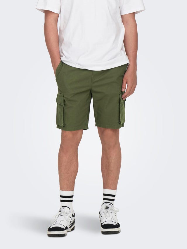 ONLY & SONS Normal passform Cargoshorts - 22024316