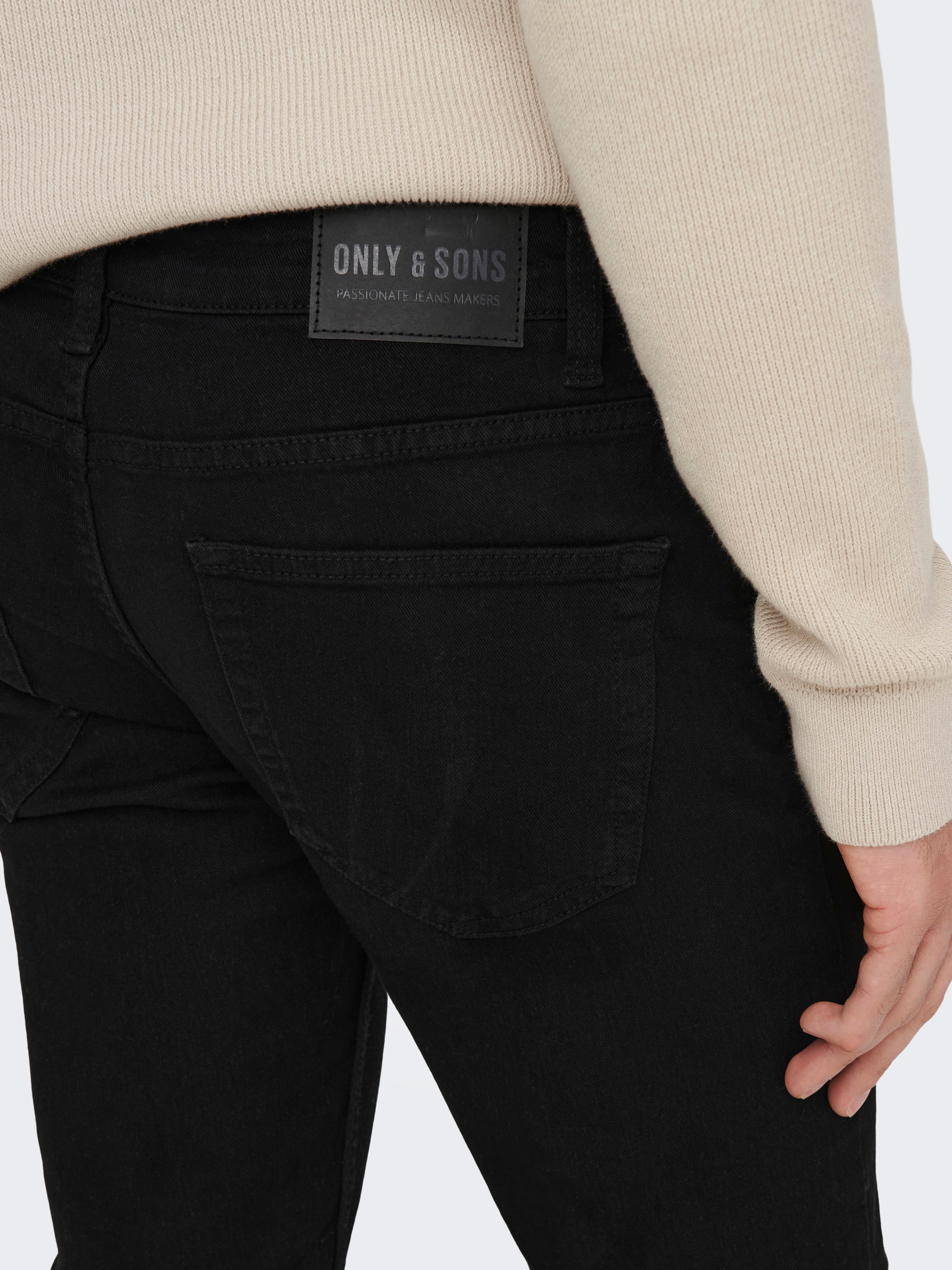 Only and sons black sales jeans