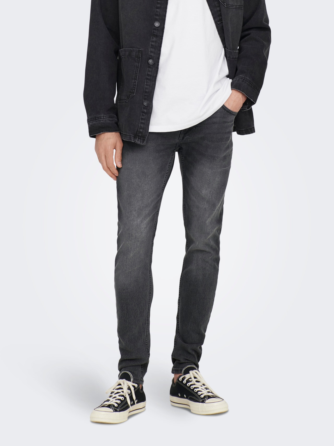 ONLY & SONS Jeans Slim Fit -Grey Denim - 22024325