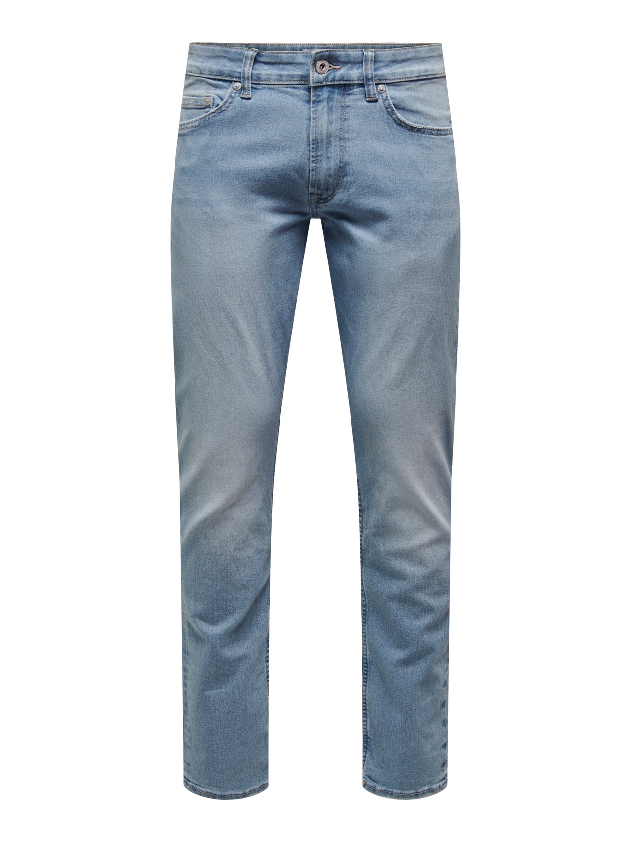 ONLY & SONS Slim Fit Regular rise Jeans -Light Blue Denim - 22024326