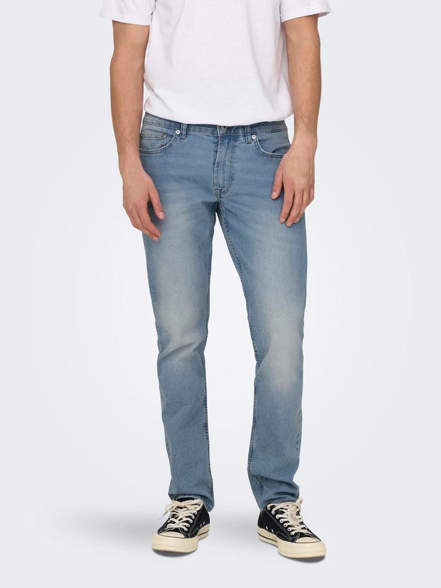ONLY & SONS Slim Fit Mittlere Taille Jeans - 22024326