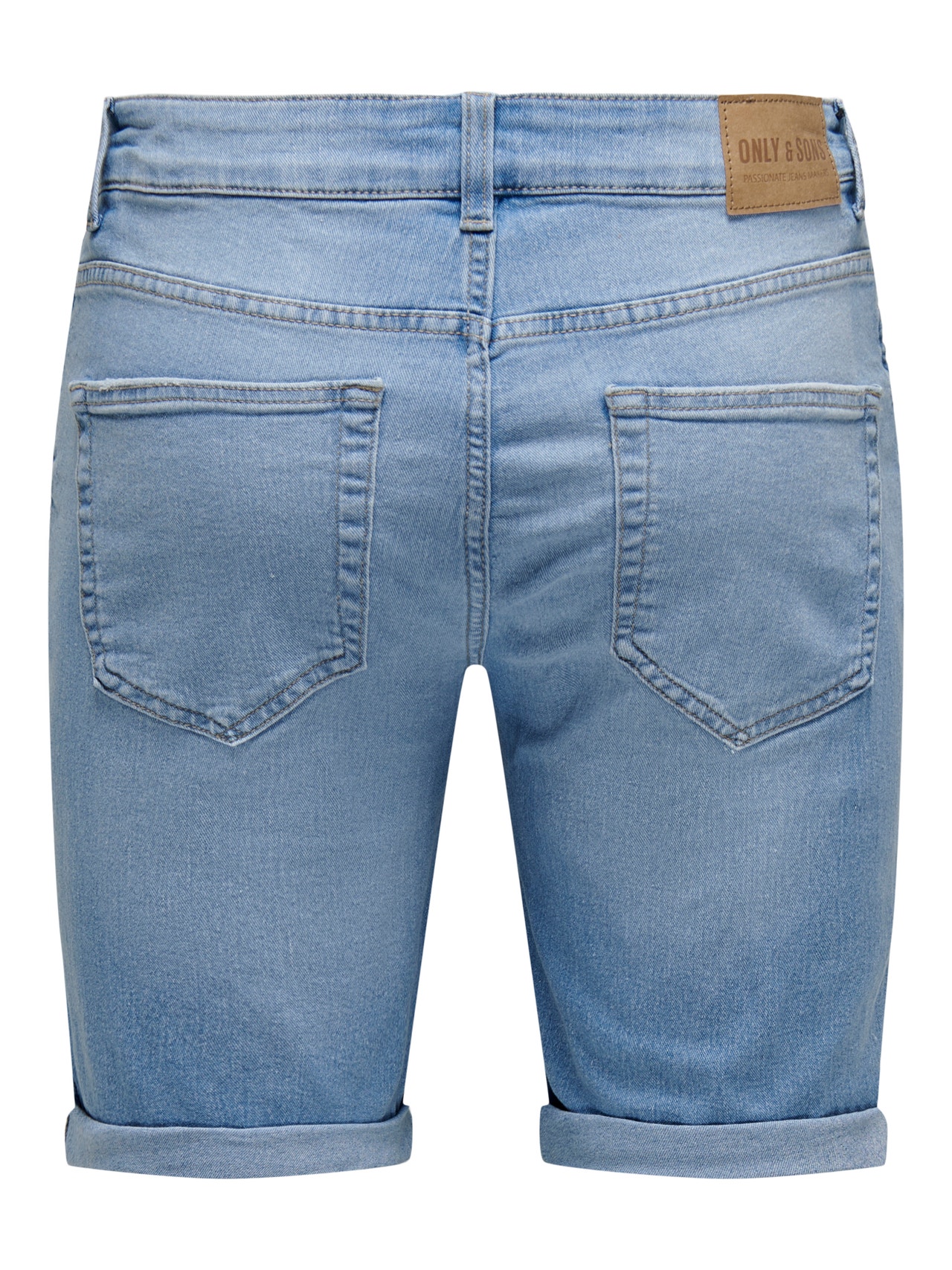 ONLY & SONS Normal passform Shorts -Light Blue Denim - 22024330