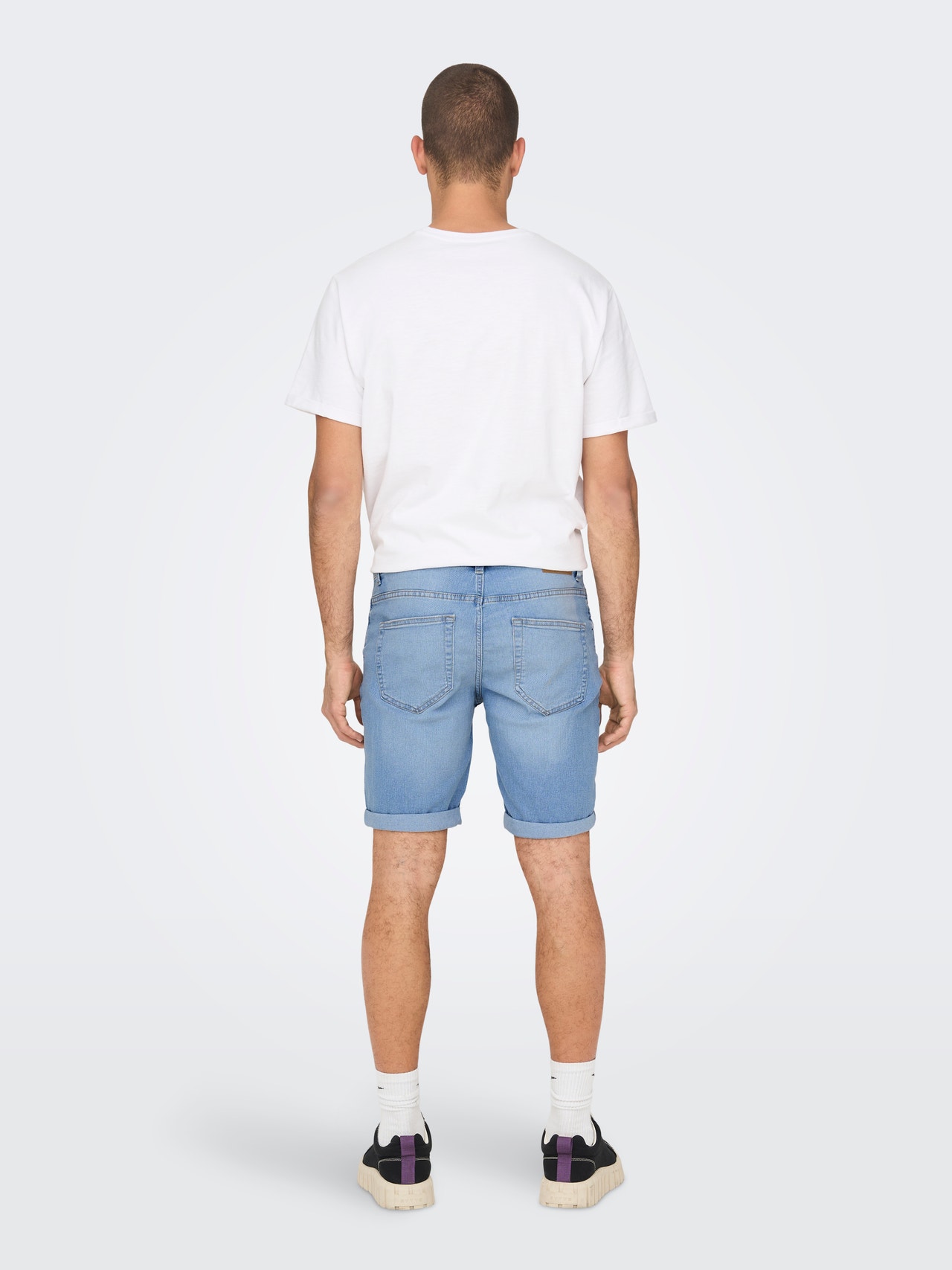 ONLY & SONS Shorts Regular Fit -Light Blue Denim - 22024330