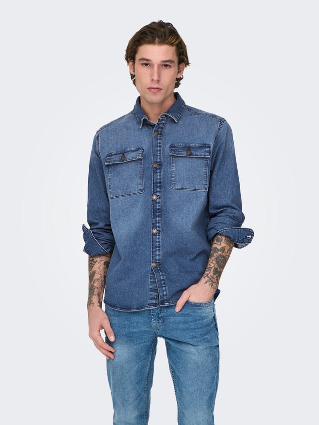 ONLY & SONS O-hals Jas - 22024337