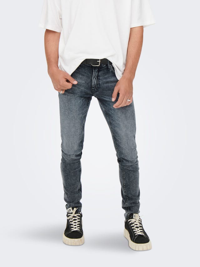 ONLY & SONS Skinny Fit Mid rise Jeans - 22024412
