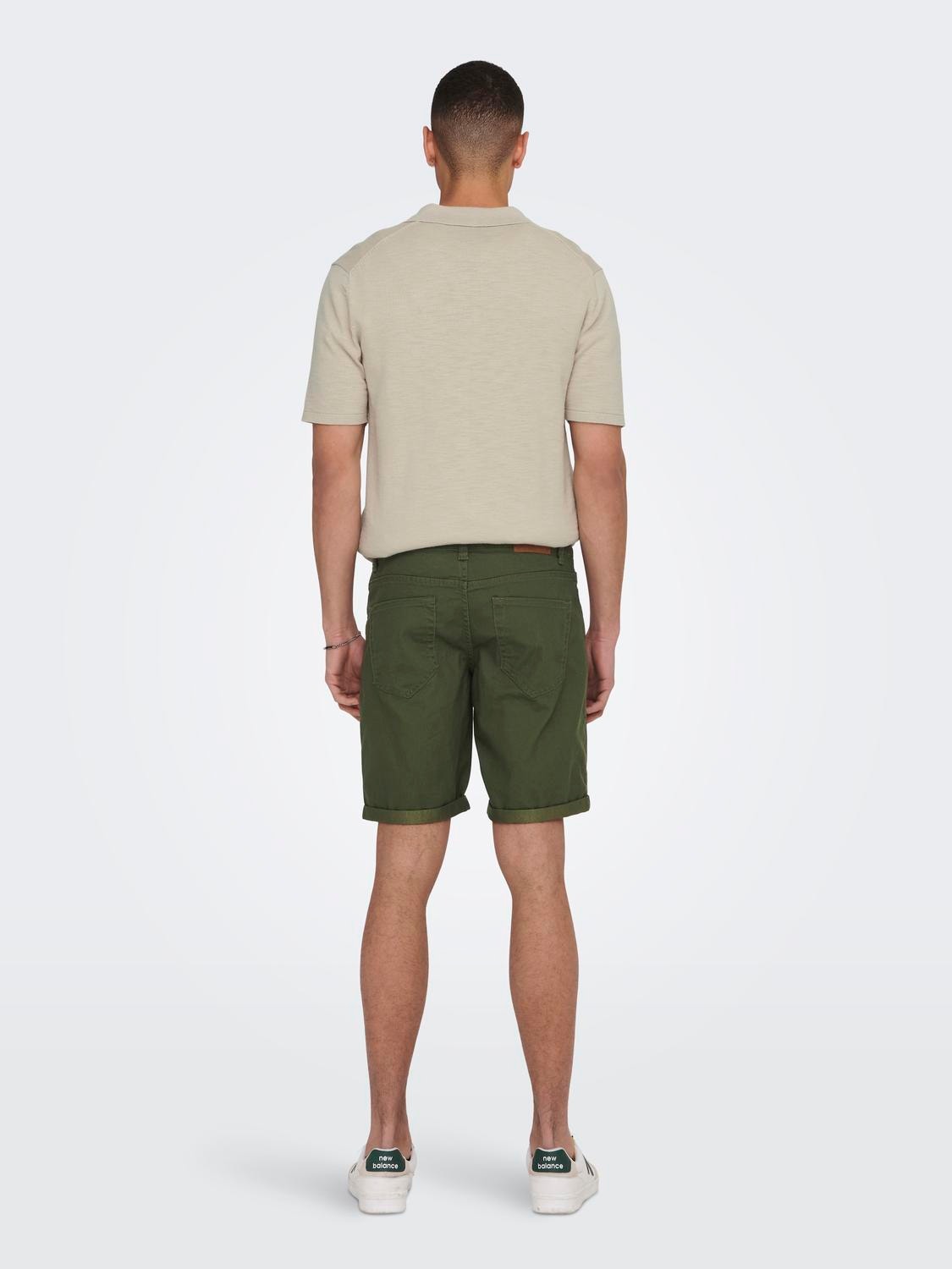 ONLY & SONS Shorts Regular Fit -Olive Night - 22024451