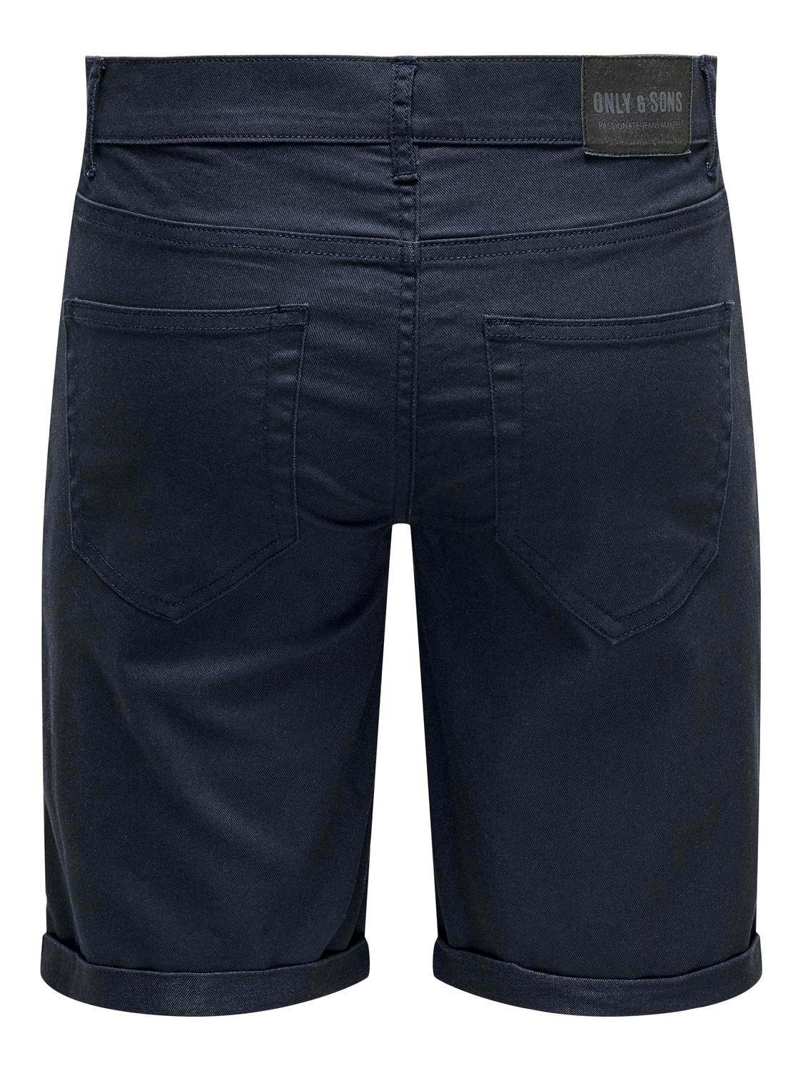 ONLY & SONS Normal geschnitten Shorts -Dark Navy - 22024451