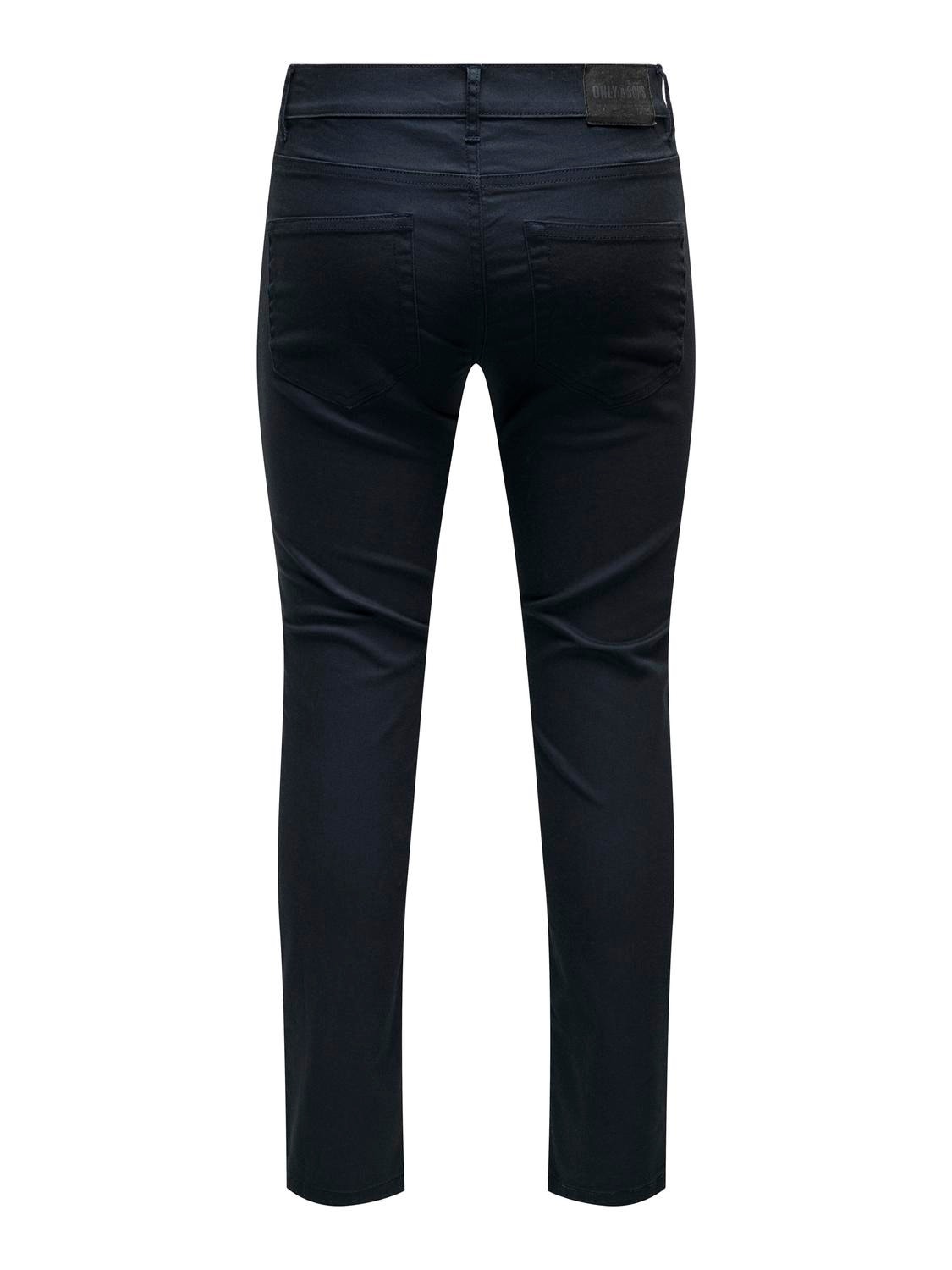 ONLY & SONS Slim Fit Trousers -Dark Navy - 22024452