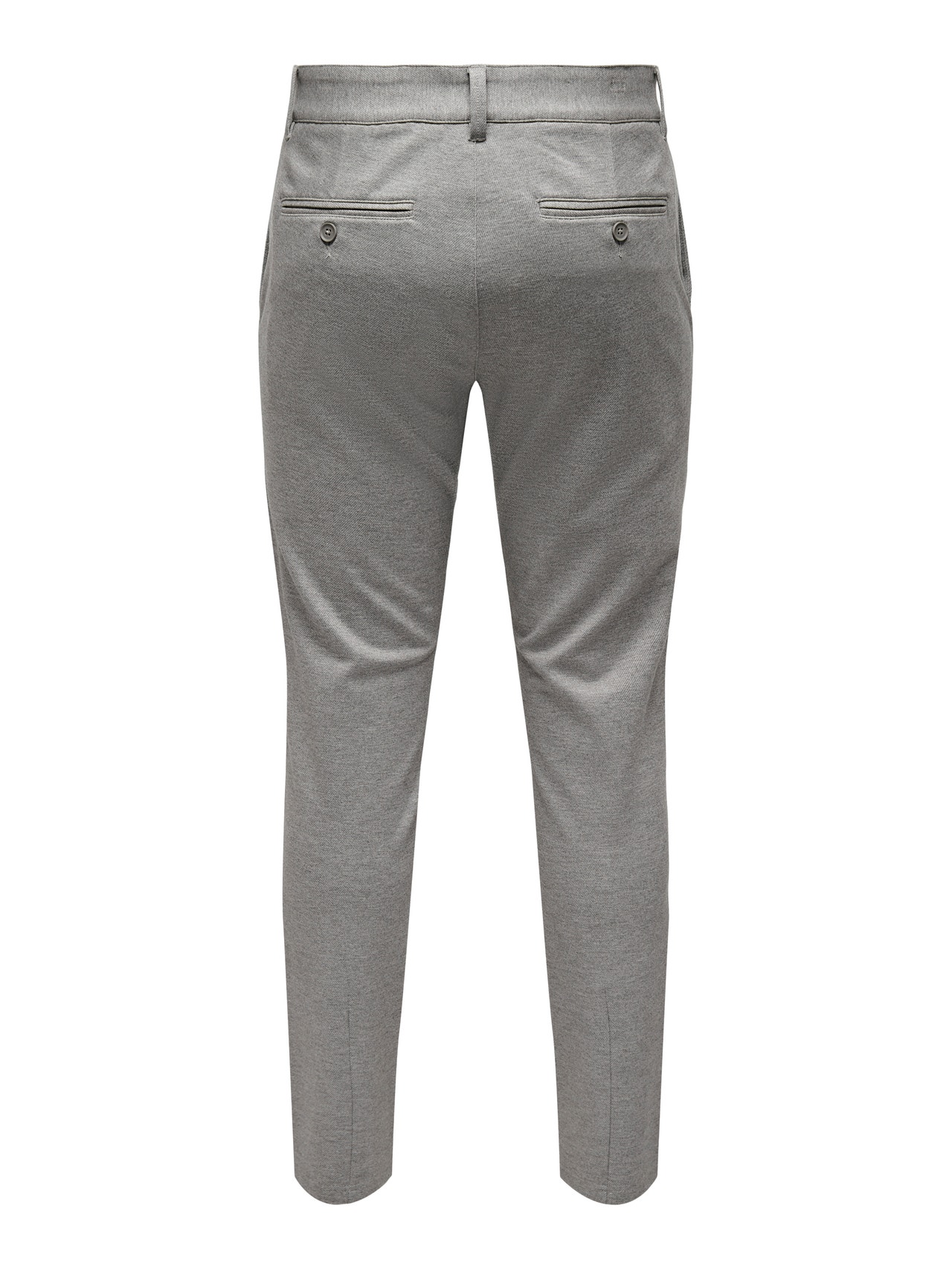 ONLY & SONS OSNMARK MELANGE 4455 PANT -Chinchilla - 22024455