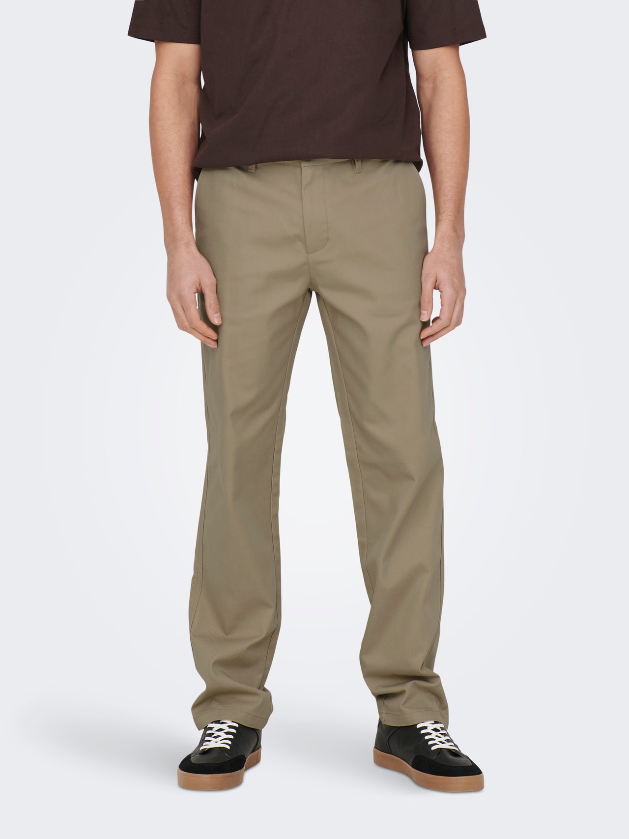 ONLY & SONS Loose fit chinos -Chinchilla - 22024468