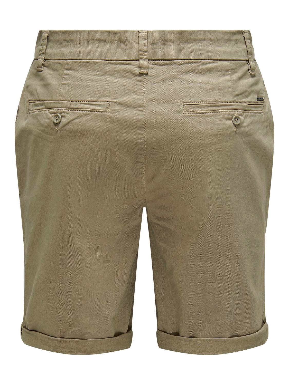 ONLY & SONS Normal passform Shorts -Chinchilla - 22024481