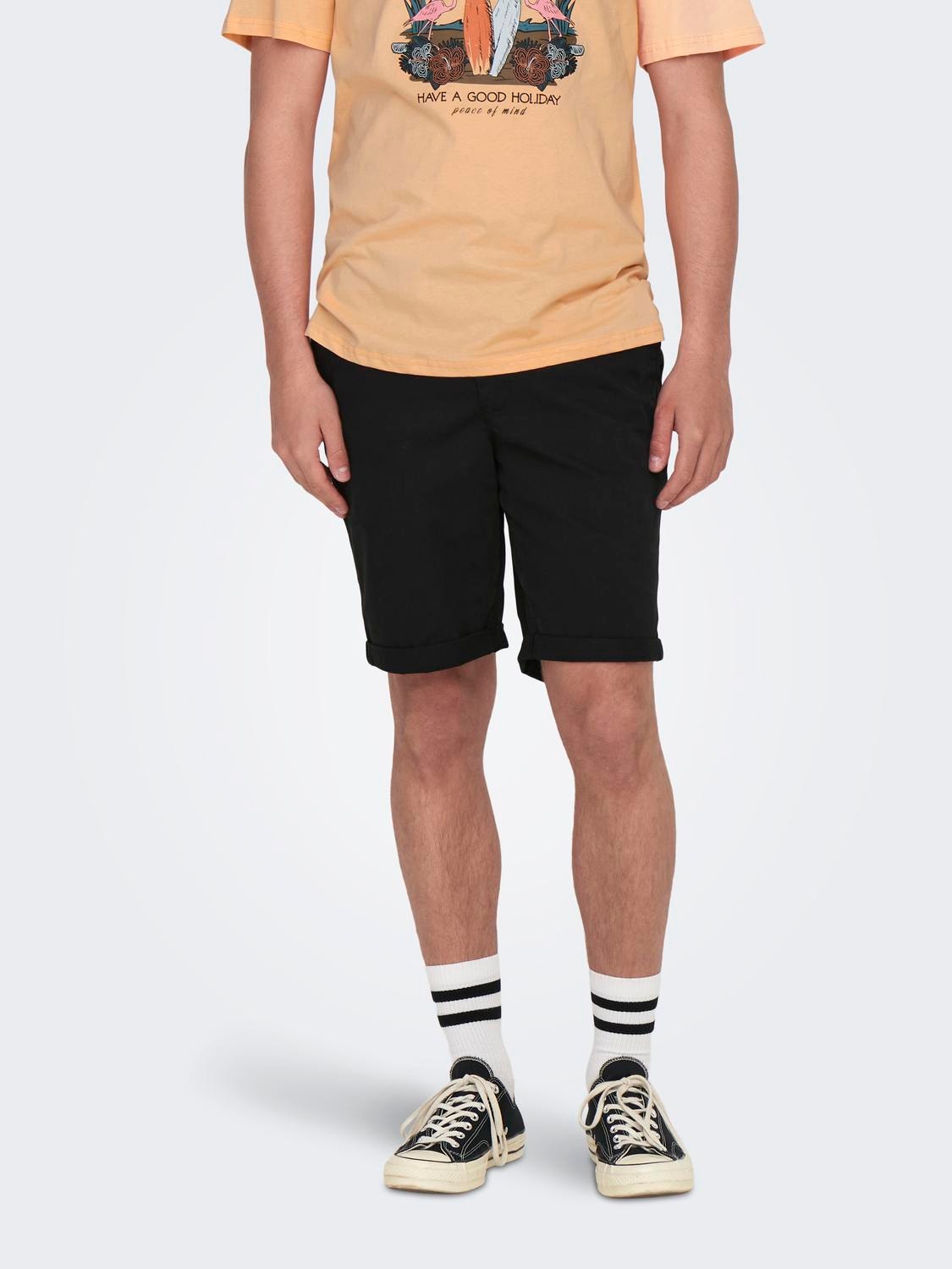 ONLY & SONS Regular fit Shorts -Black - 22024481