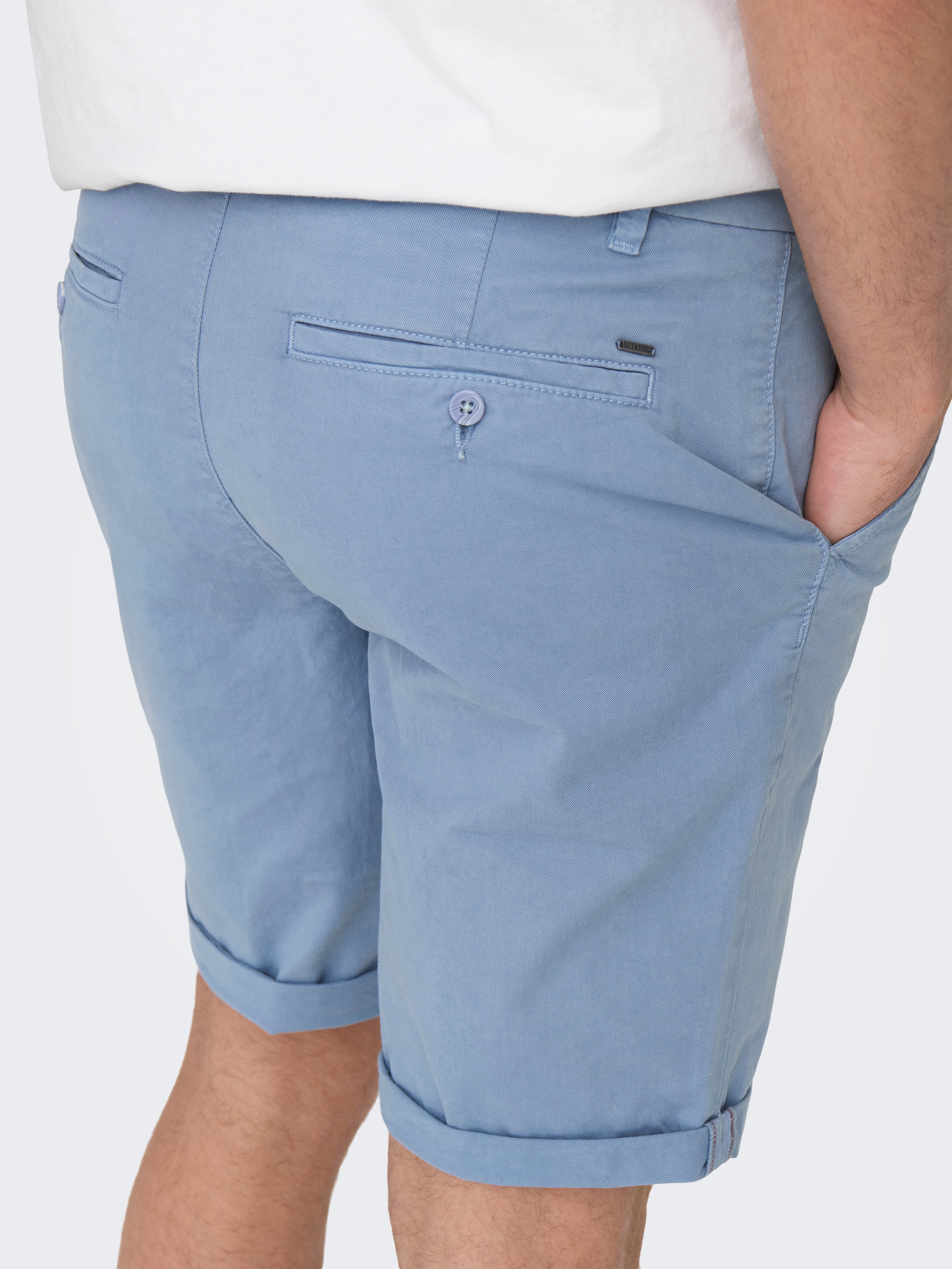 ONSPETER Regular Fit Shorts | Medium Turquoise | ONLY & SONS®