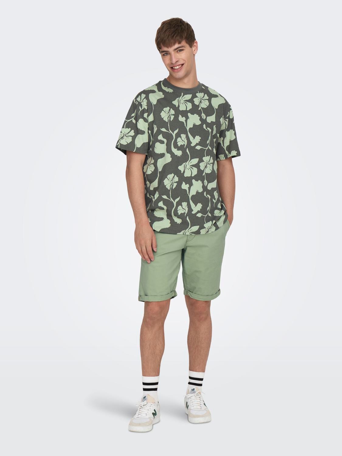ONLY & SONS Shorts Regular Fit -Swamp - 22024481