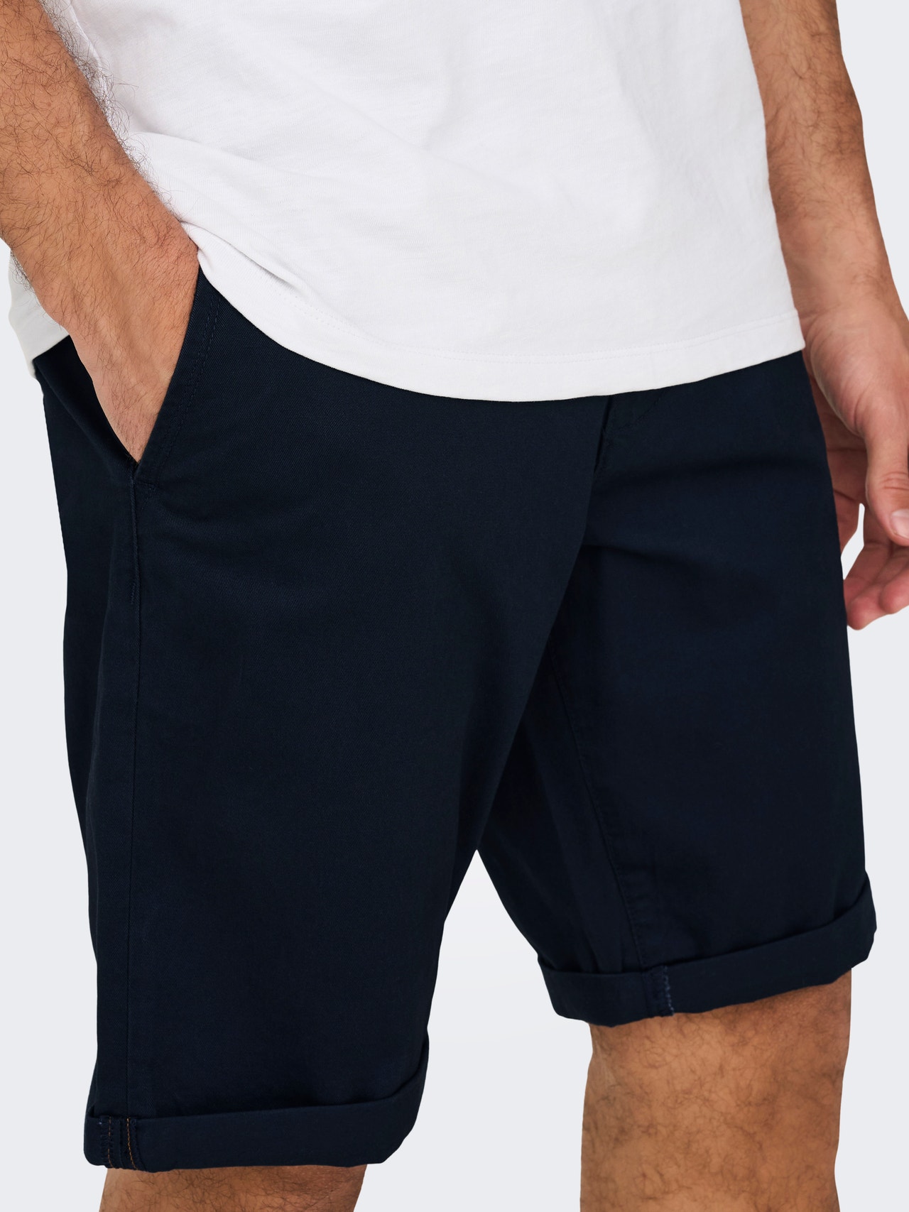 ONLY & SONS Normal passform Shorts -Dark Navy - 22024481