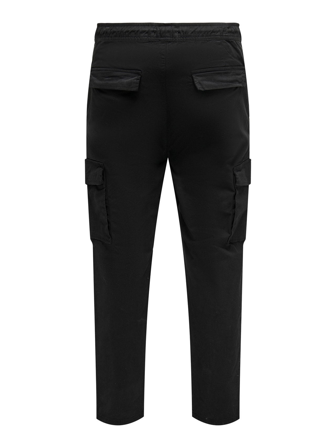 ONLY & SONS Pantalons cargo Tapered Fit -Black - 22024485