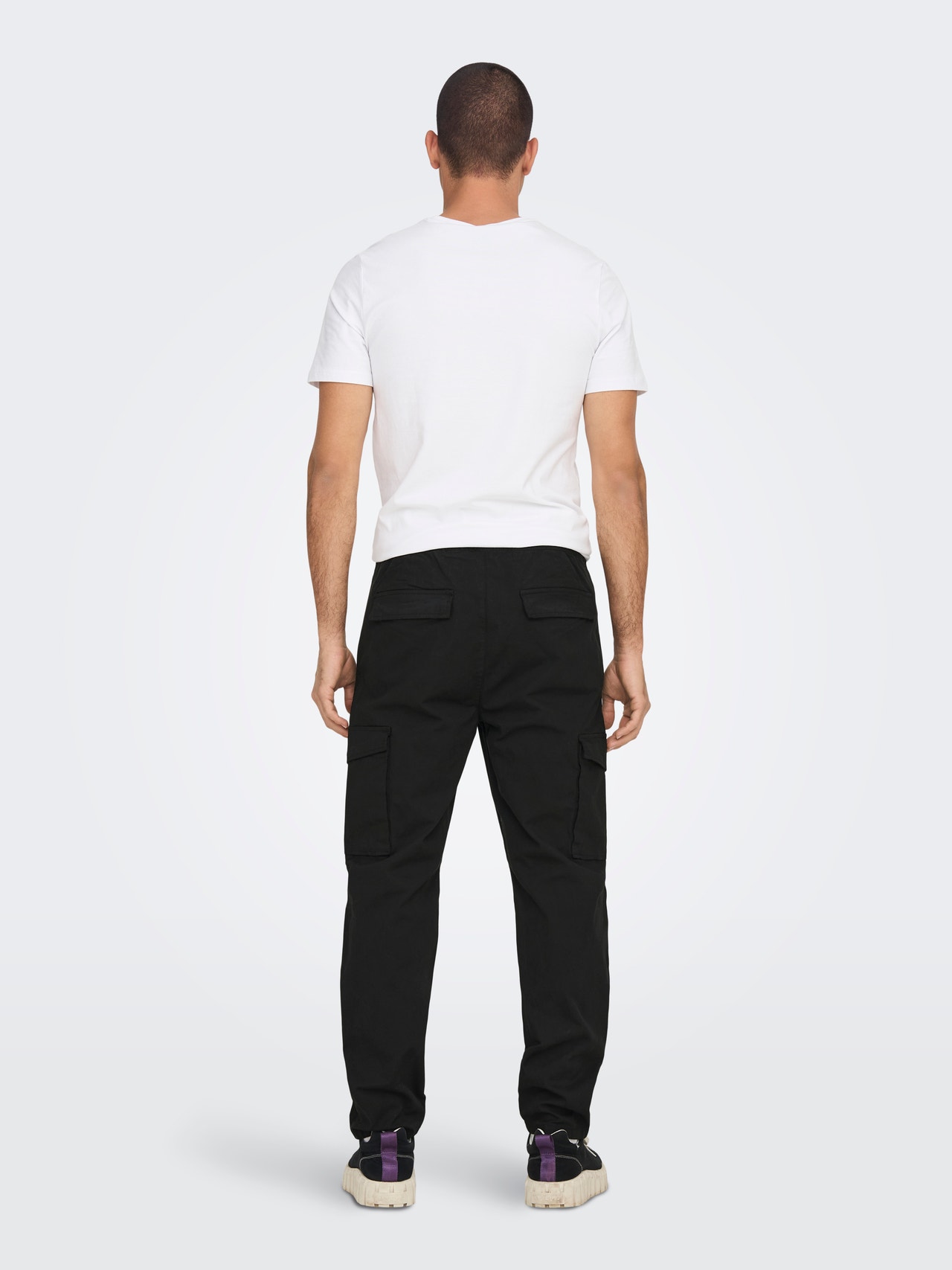 ONLY & SONS Cargo detailed trousers -Black - 22024485