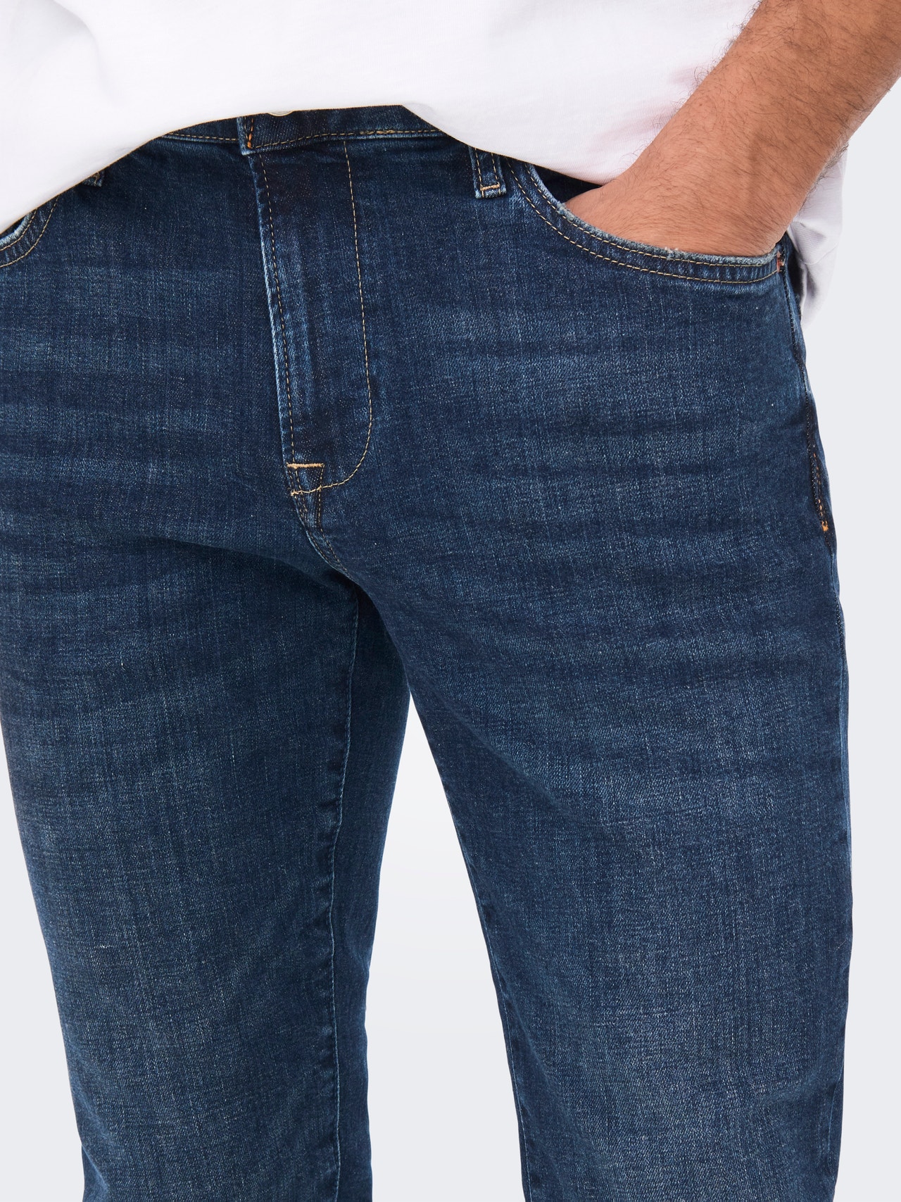 ONLY & SONS Slim Fit Jeans -Dark Blue Denim - 22024514