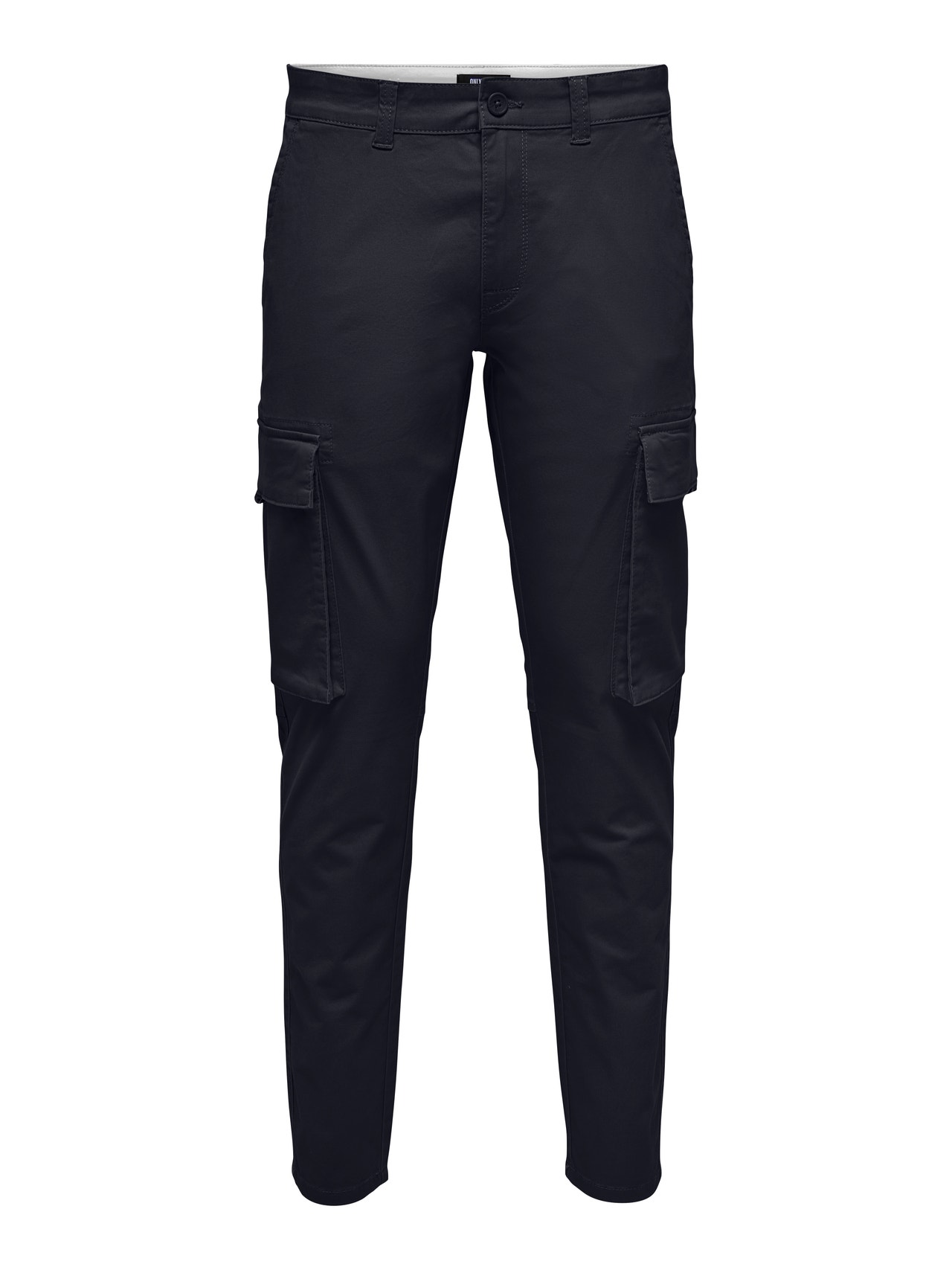 ONLY & SONS Tapered Fit Mid waist Trousers -Dark Navy - 22024563