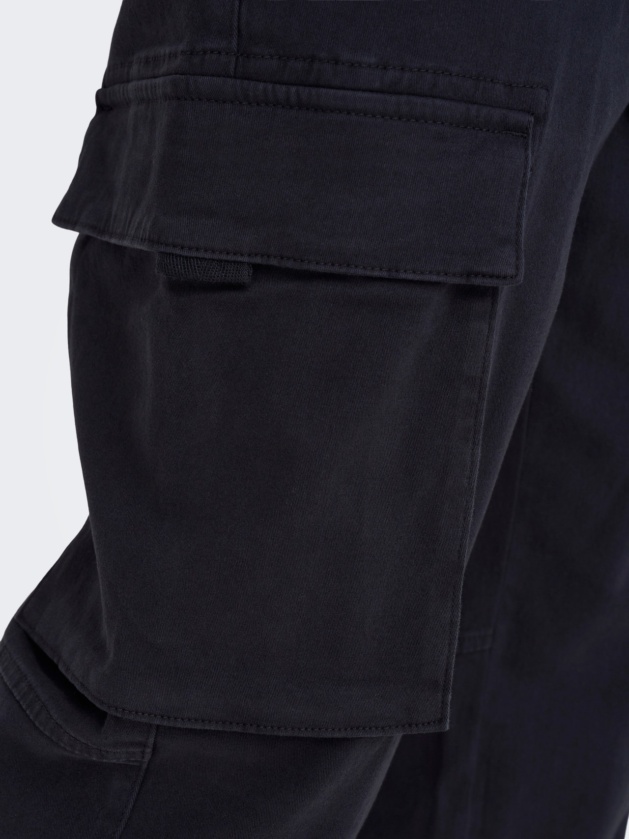 ONLY & SONS Pantalons Tapered Fit Taille moyenne -Dark Navy - 22024563