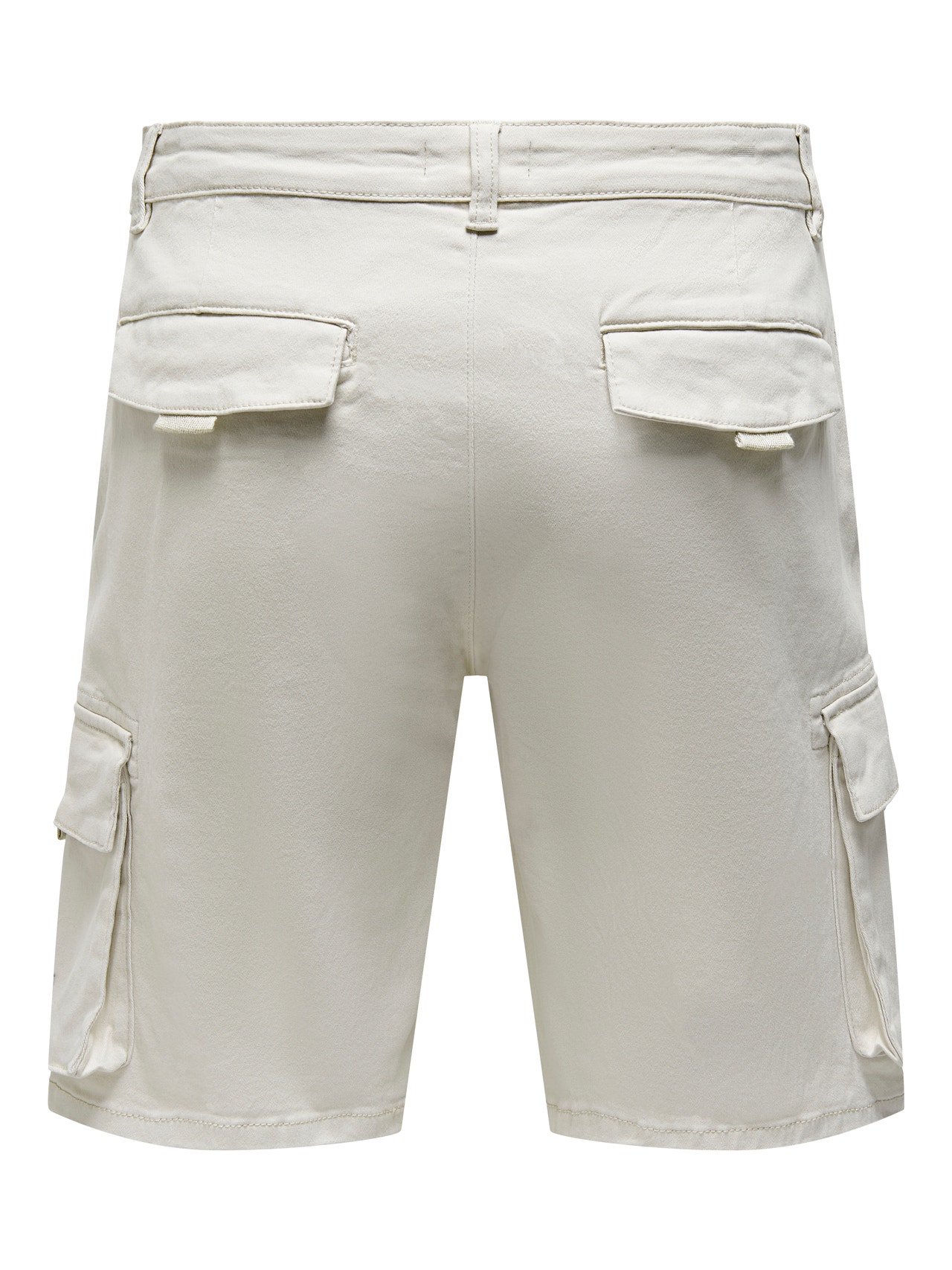 ONLY & SONS Shorts Corte regular Talle medio -Silver Lining - 22024564