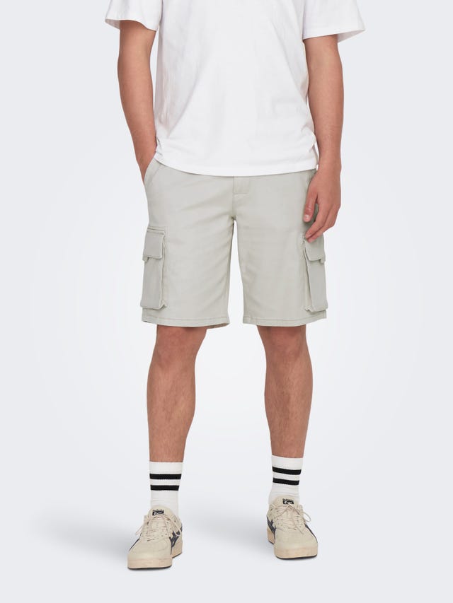 ONLY & SONS Regular Fit Mid rise Shorts - 22024564